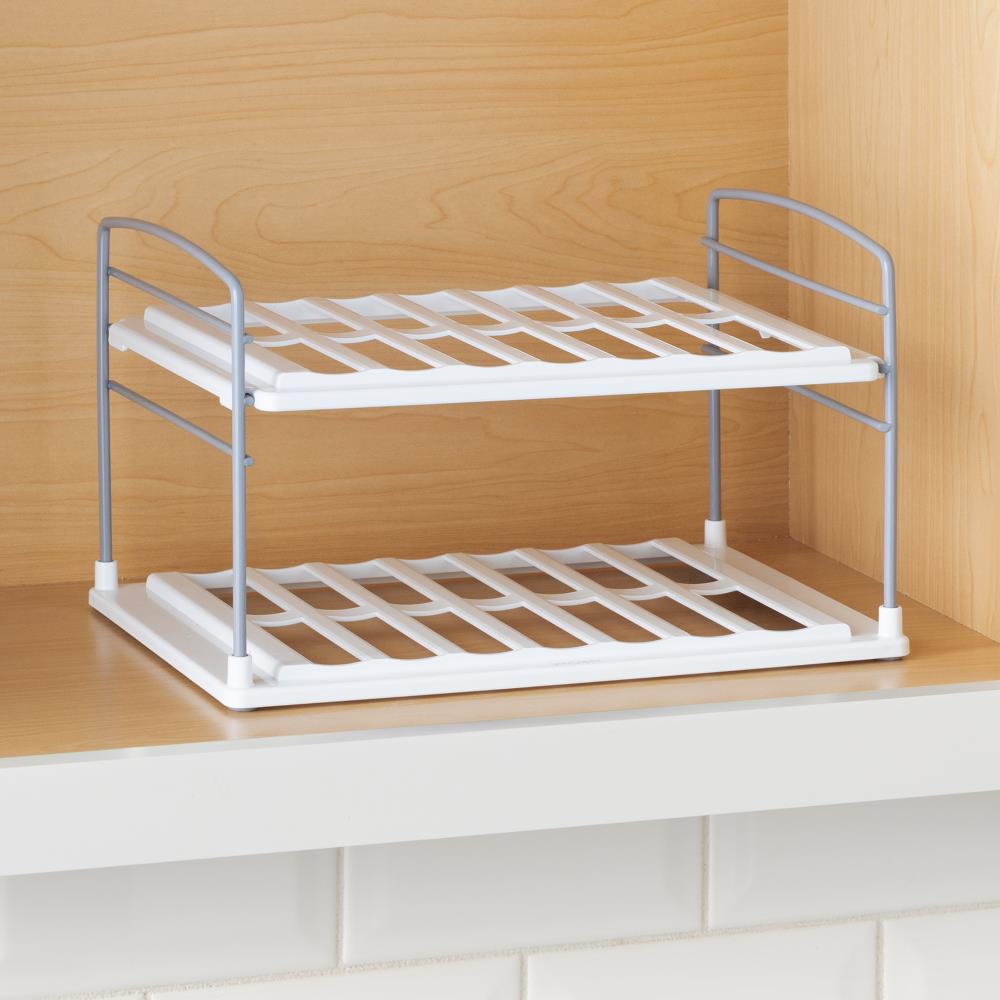 YouCopia UpSpace Water Bottle Organizer 3-Shelf White