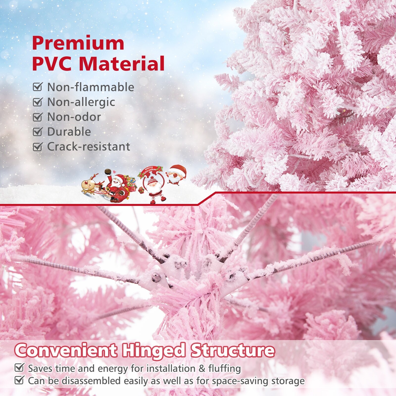 Forclover HYFE-23667US Artificial-Christmas-Trees - View #9