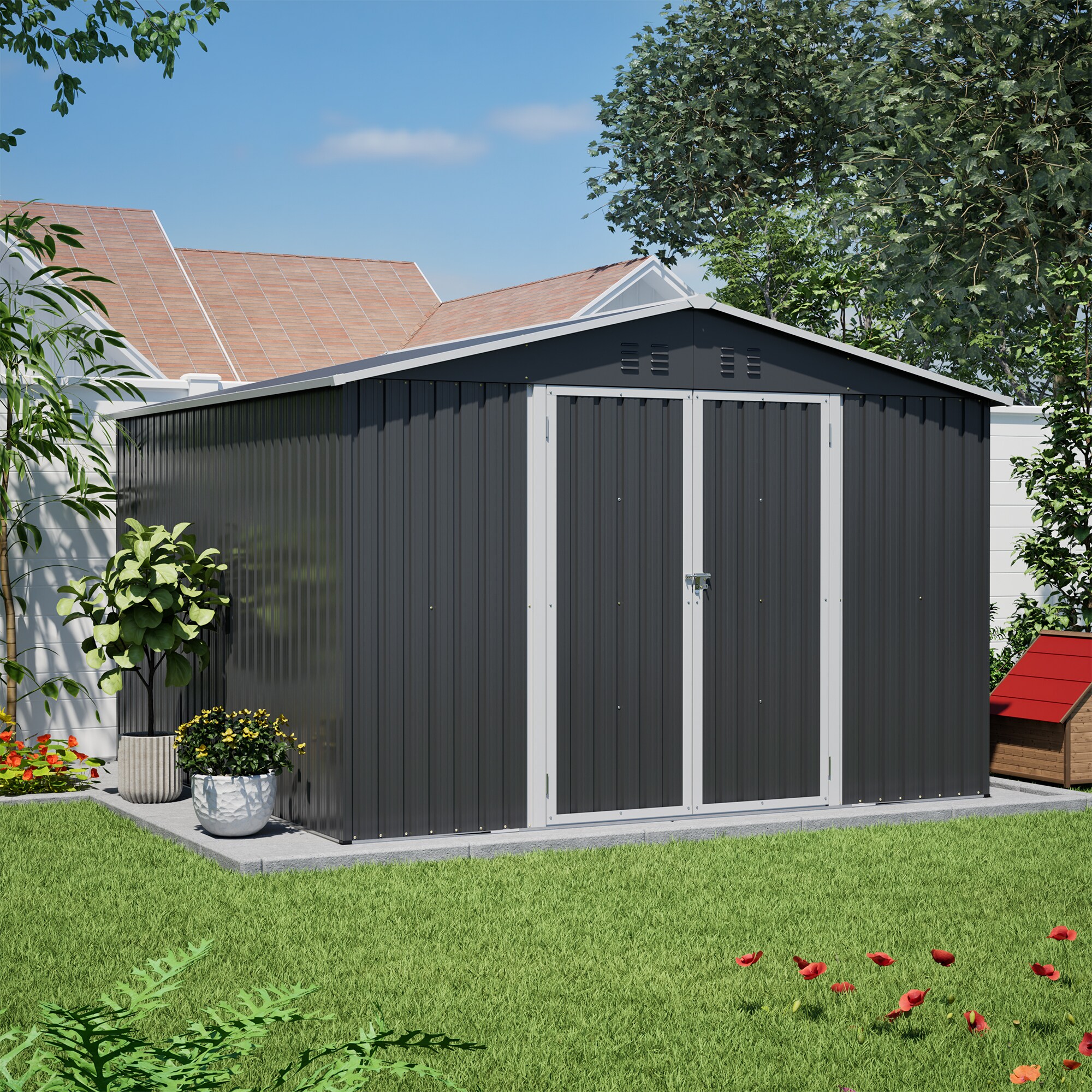 Poinic CURDS-S00027-1422 Metal-Storage-Buildings-Sheds - View #13