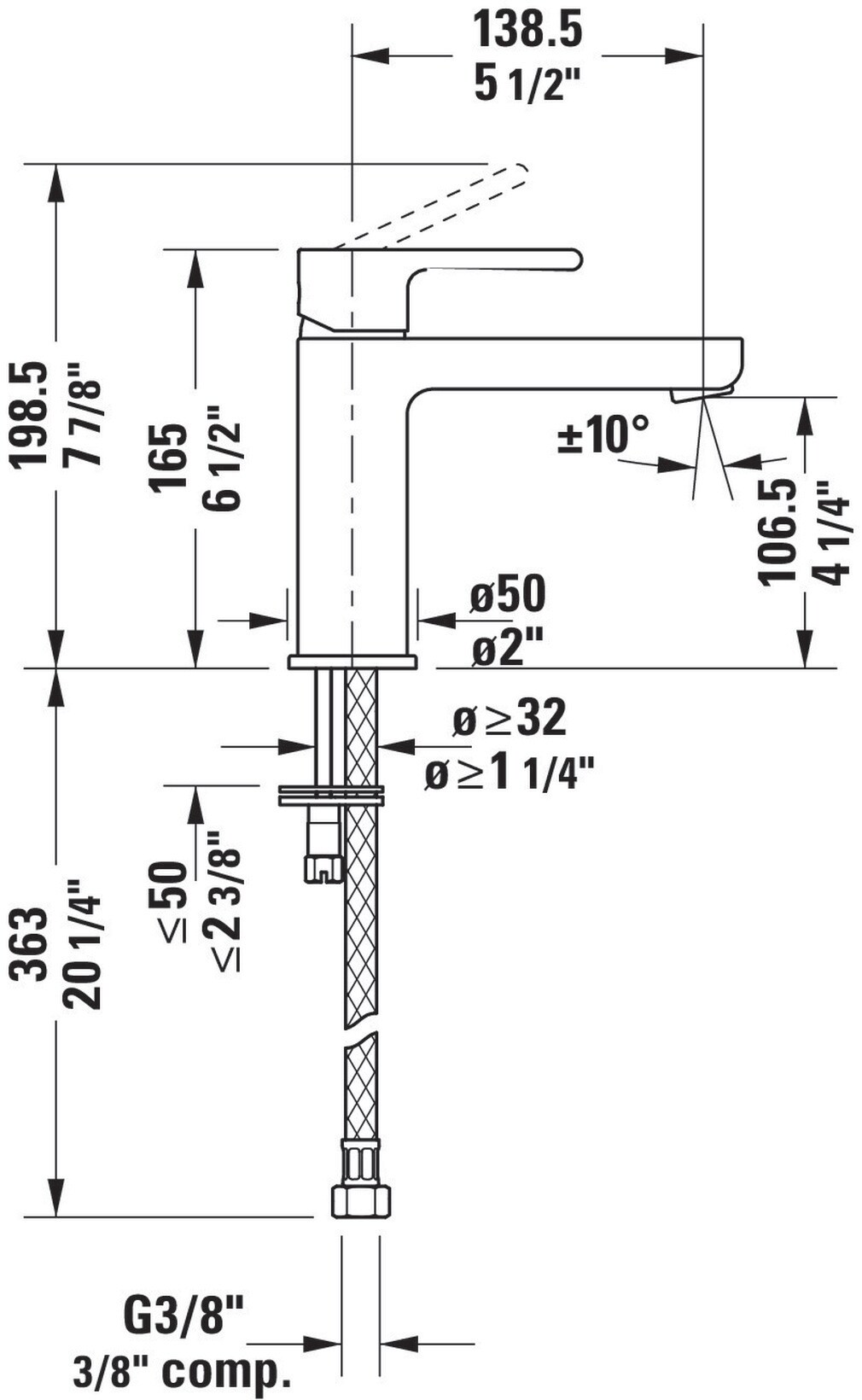 Duravit B21020002U10 Lavatory-Faucets - View #9