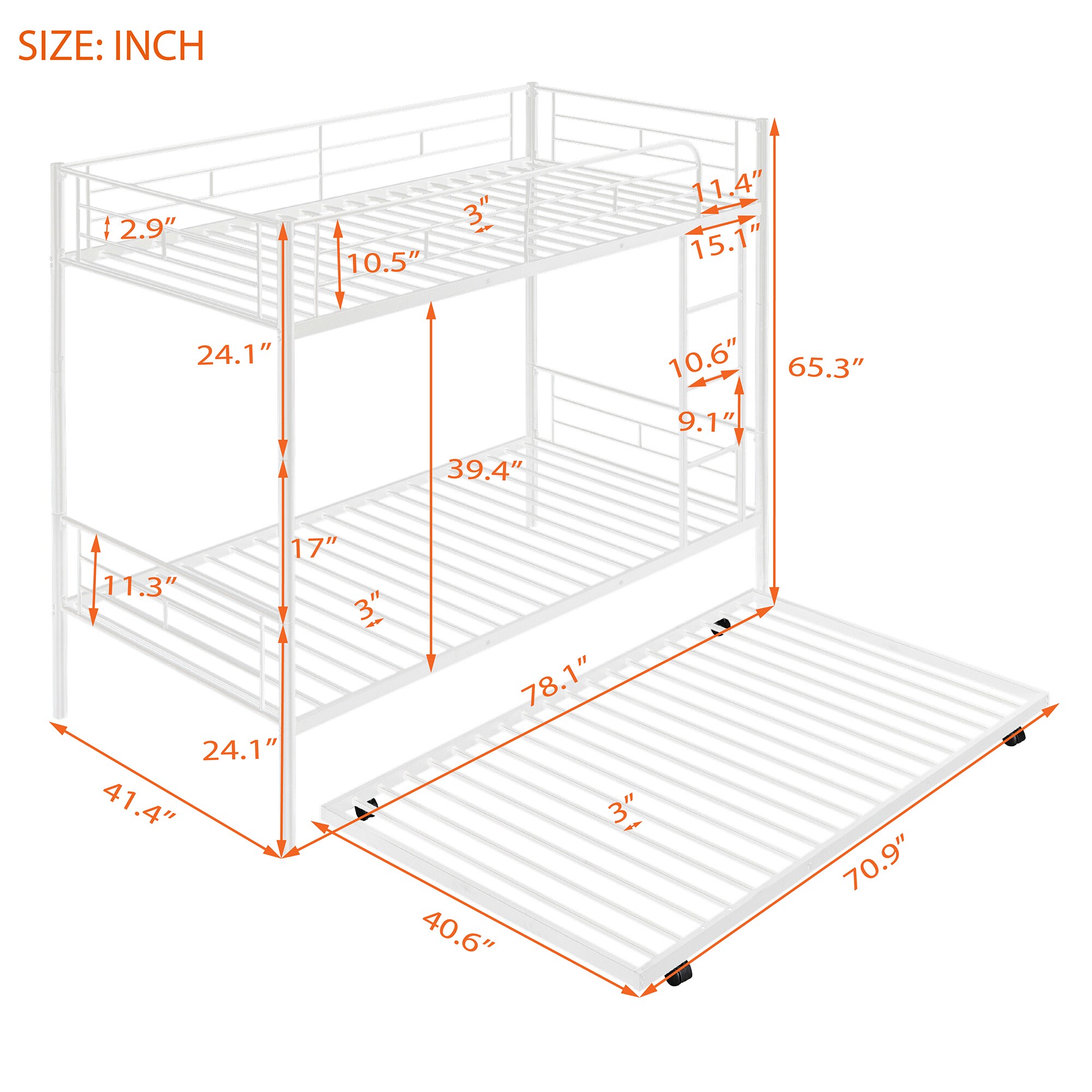 Qualler BLE000667K Bunk-Beds - View #9