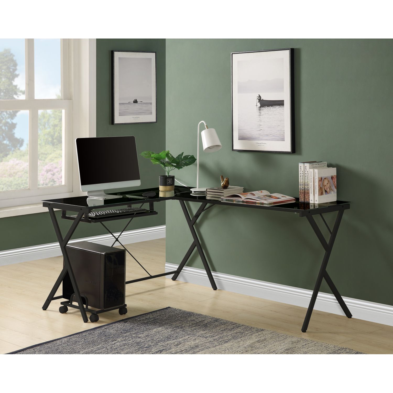 JASMODER OF00046 47.00-Inches Multiple colors/finishes Modern/Contemporary Writing desk