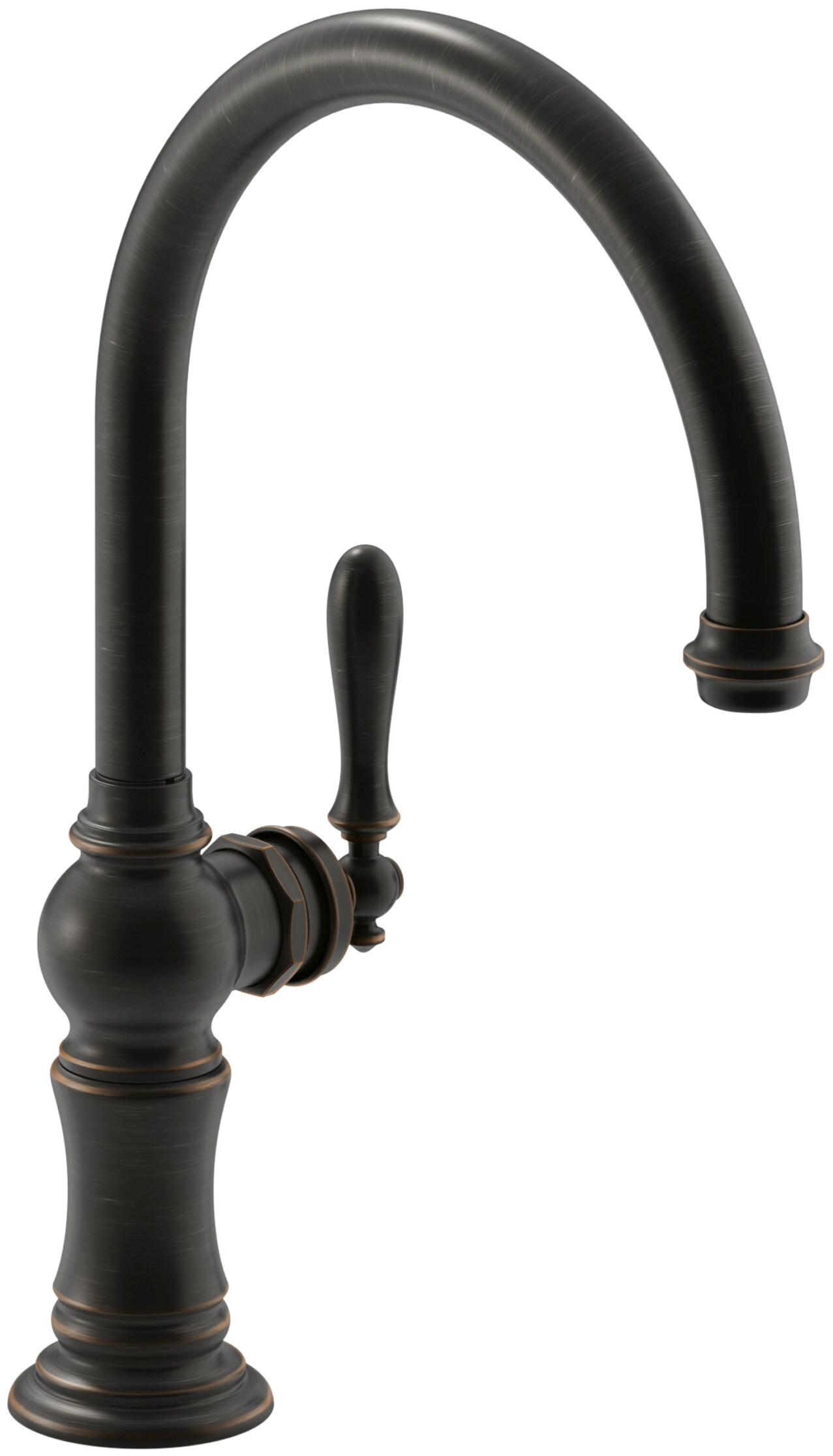 KOHLER 99263-2BZ Artifacts Oil-rubbed bronze Single Handle Deck-mount Kitchen Faucet