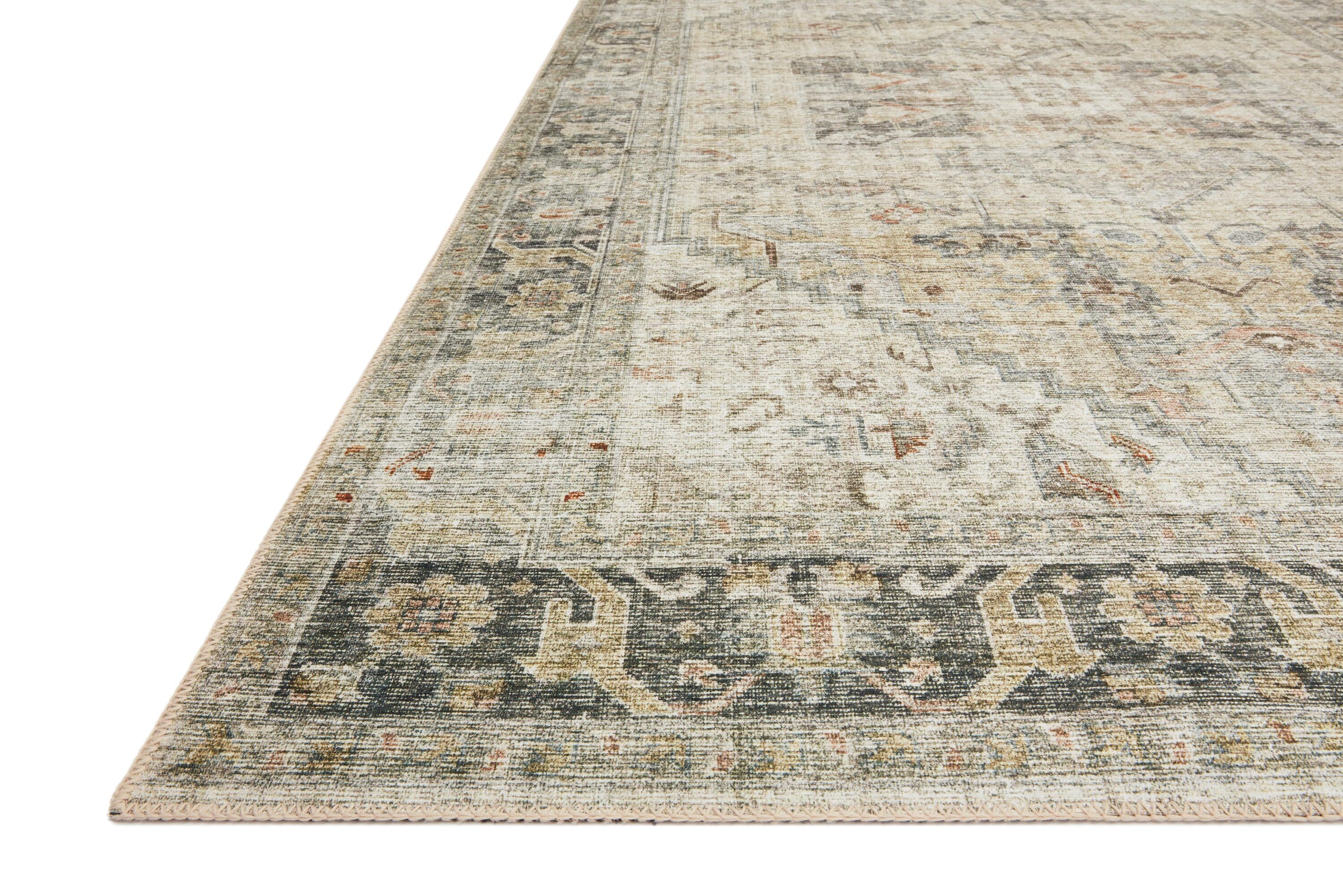 Gray Oriental Synthetic Runner Rug 2'-6" x 7'-6"