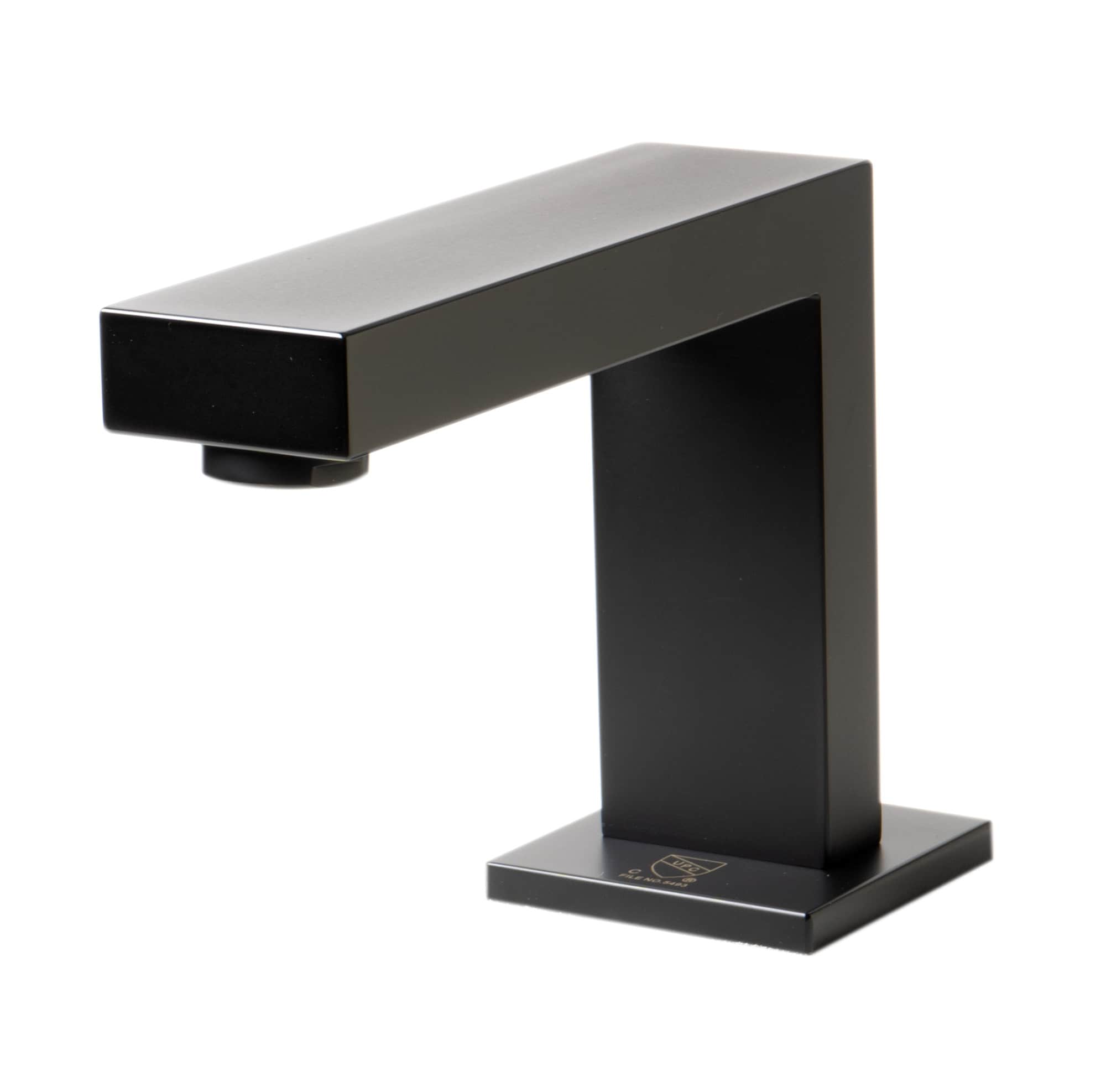 Matte Black Brass Widespread Bathroom Faucet