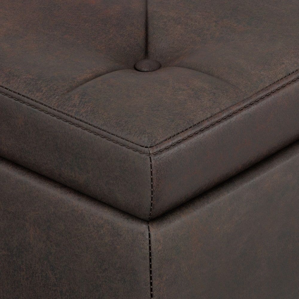 Simpli Home AXCOT-239-DBR Indoor-Ottomans - View #6