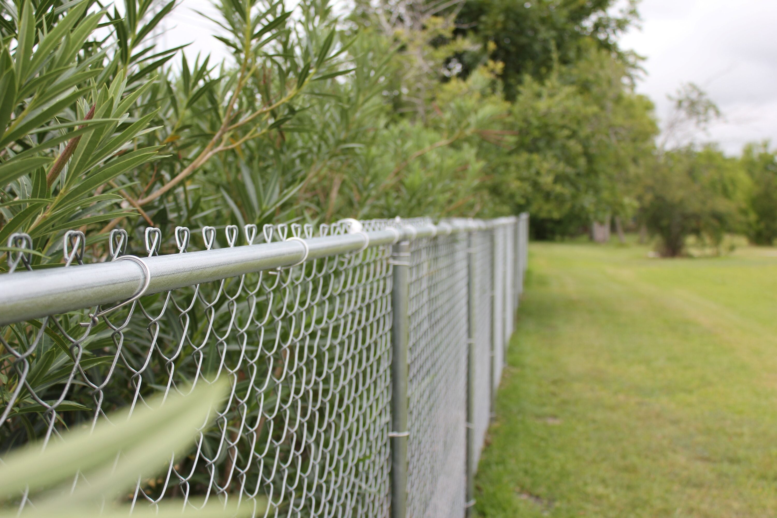 Merchants Metals  6ft Galvanized Chain Link Material List for 200 Lin. Ft Project with Single Gate
