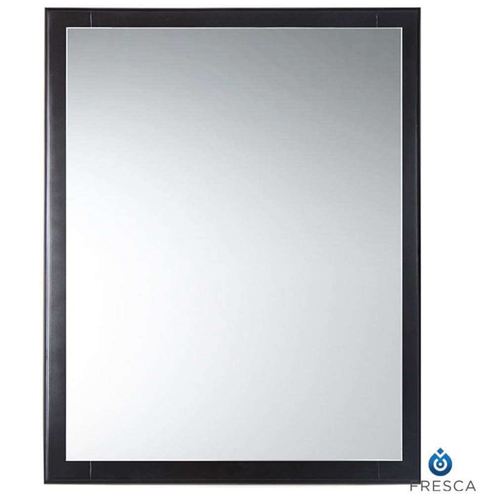 Fresca FMR2030ES Oxford 26-Inches x 31.87-Inches Beveled Rectangle Bathroom Vanity Mirror ( Espresso )