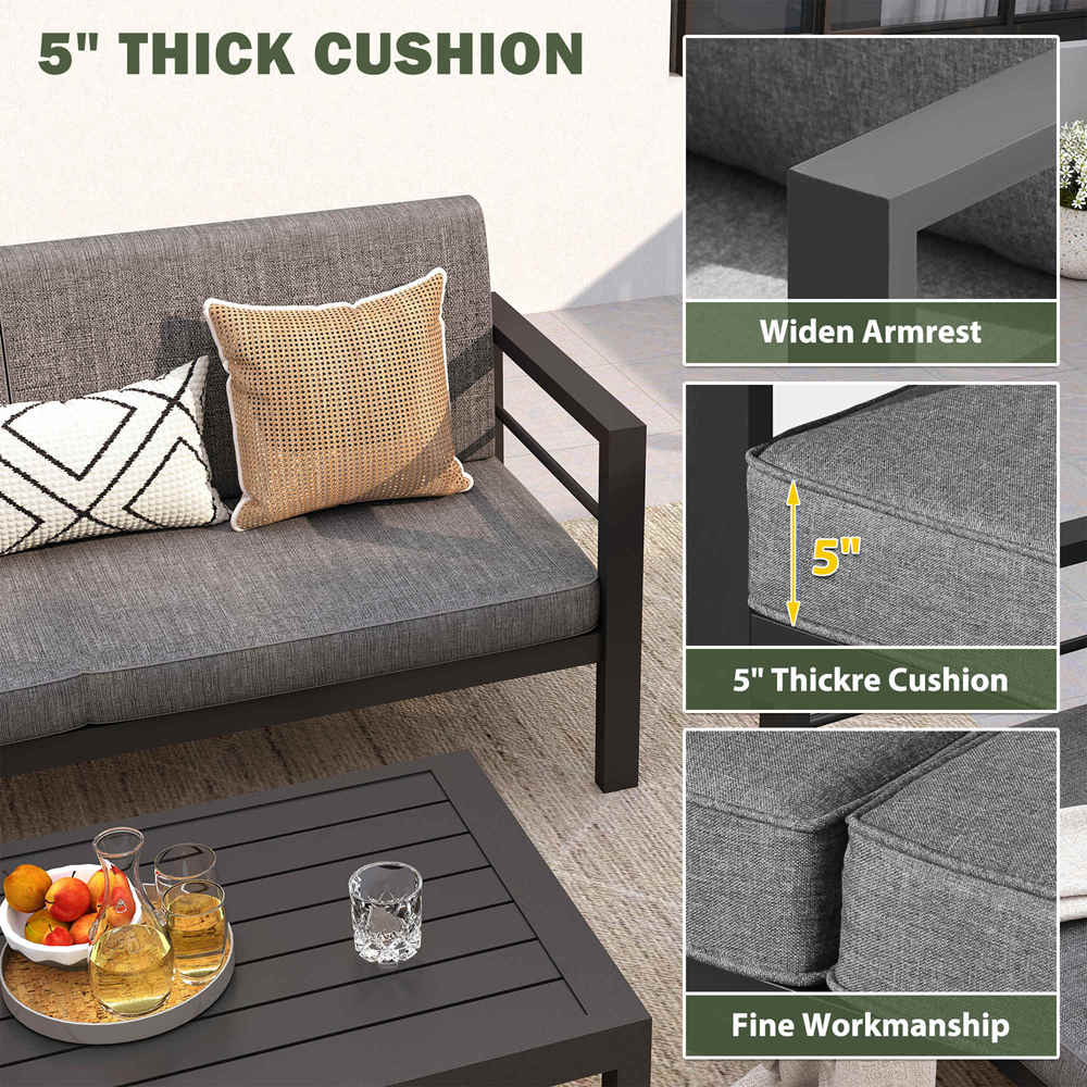 Coveronics LW-F005-4PCS Patio-Conversation-Sets - View #8