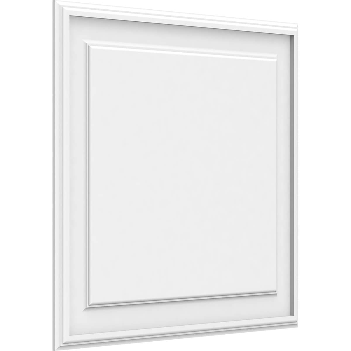 Ekena Millwork 26-in x 24-in Smooth White PVC Wall Panel in the Wall ...