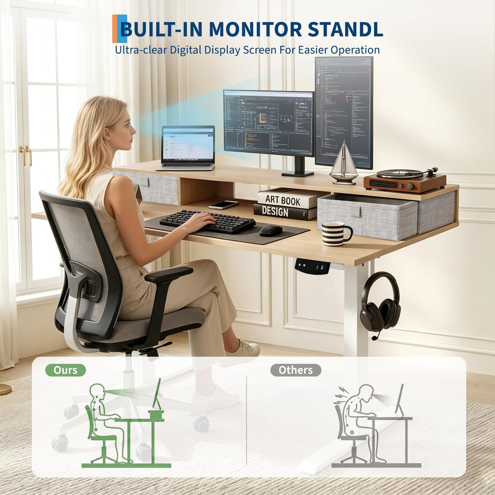 GarveeLife BKC-GTAPQLR3B desks - View #5