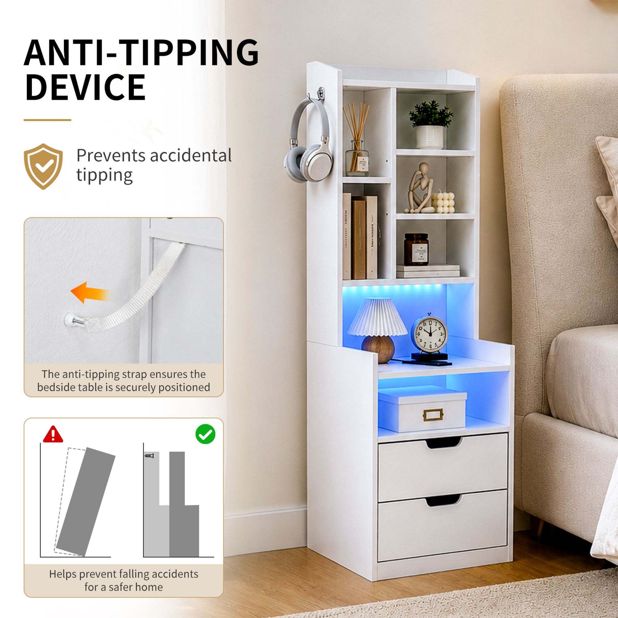 Winado 1-G52010491 nightstands - View #2