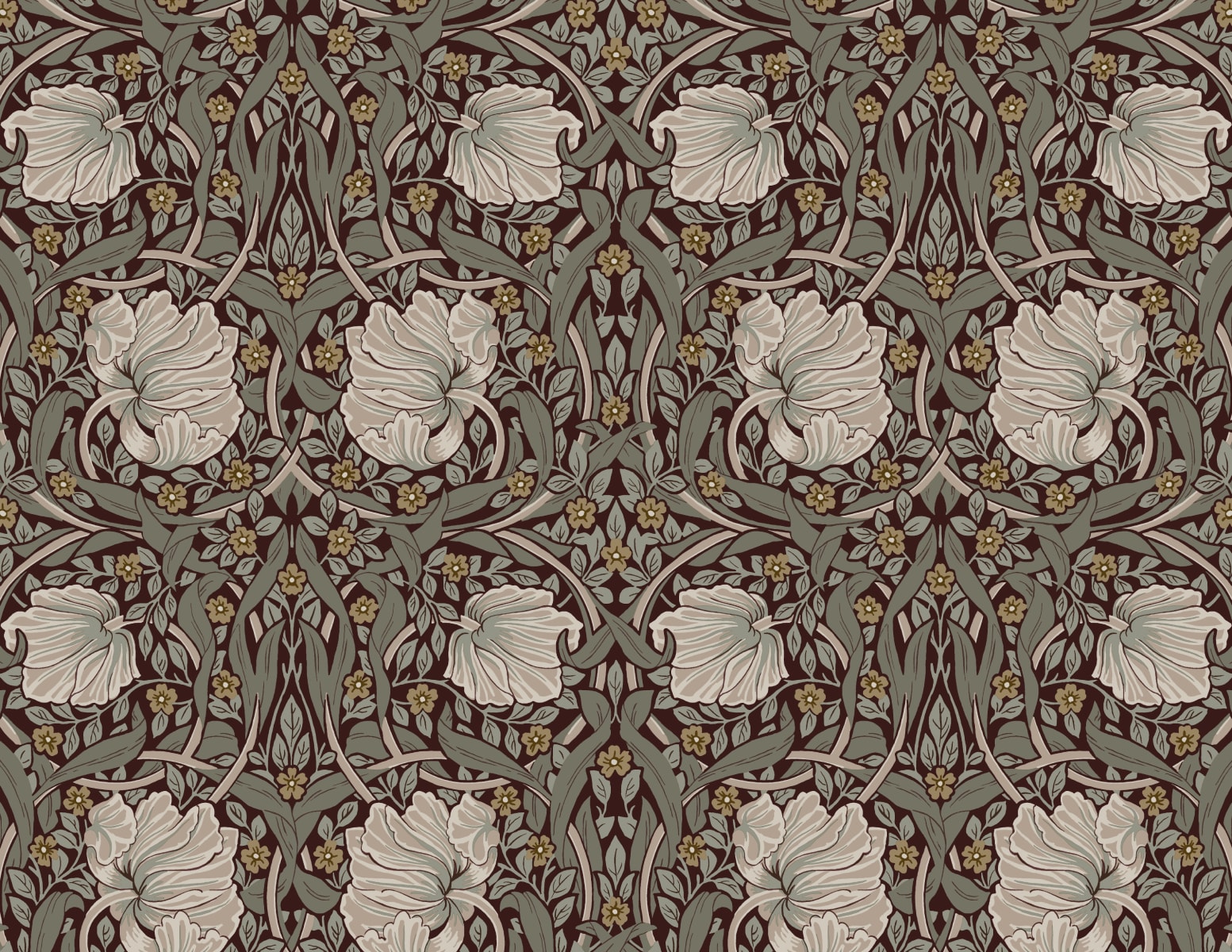 NextWall NW42401 40.5-Sq. Feet Auburn and Eucalyptus Vinyl Floral Self-adhesive Peel and Stick Wallpaper