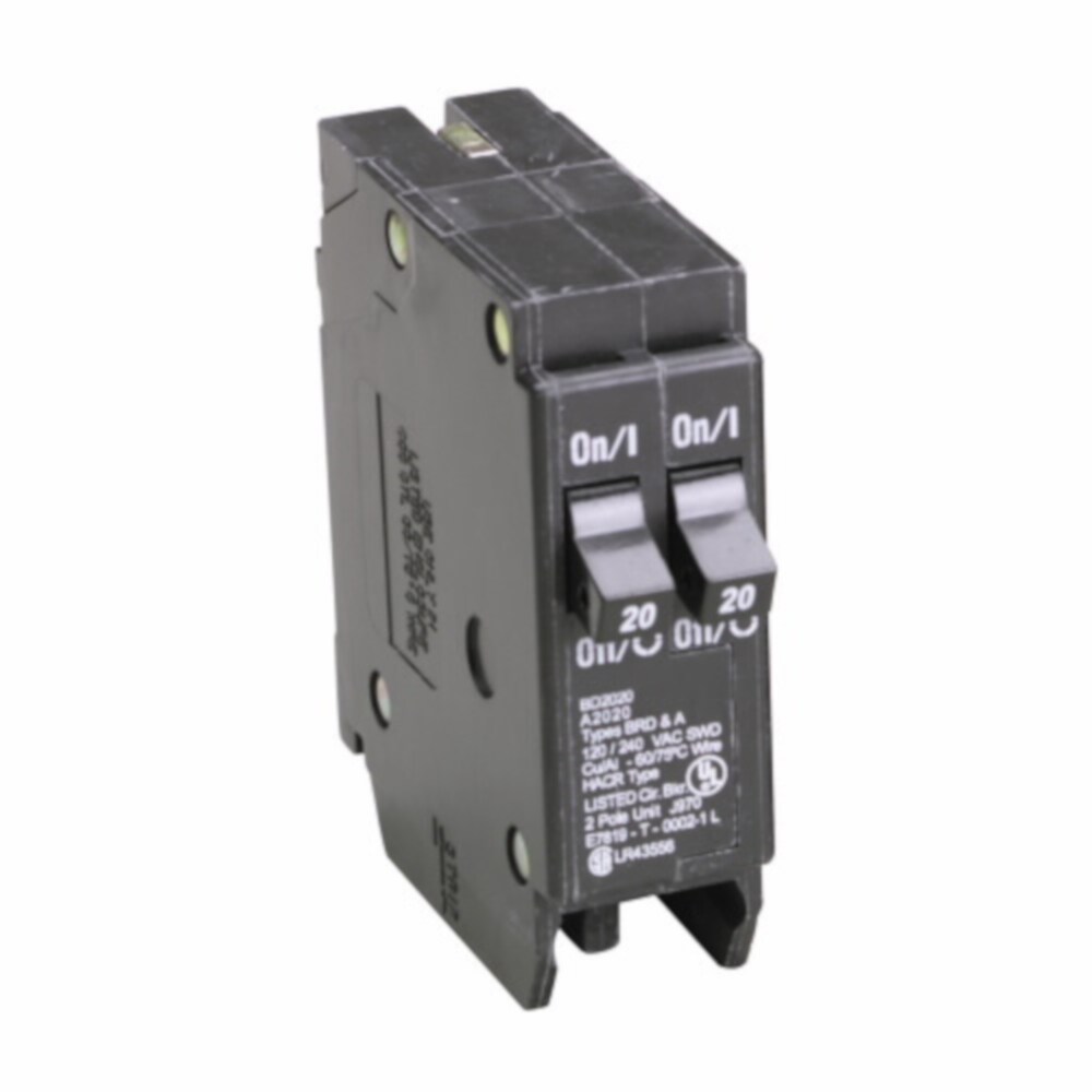 Eaton 372120 Type BR 20-amp Standard trip Plug-On Neutral Circuit Breaker