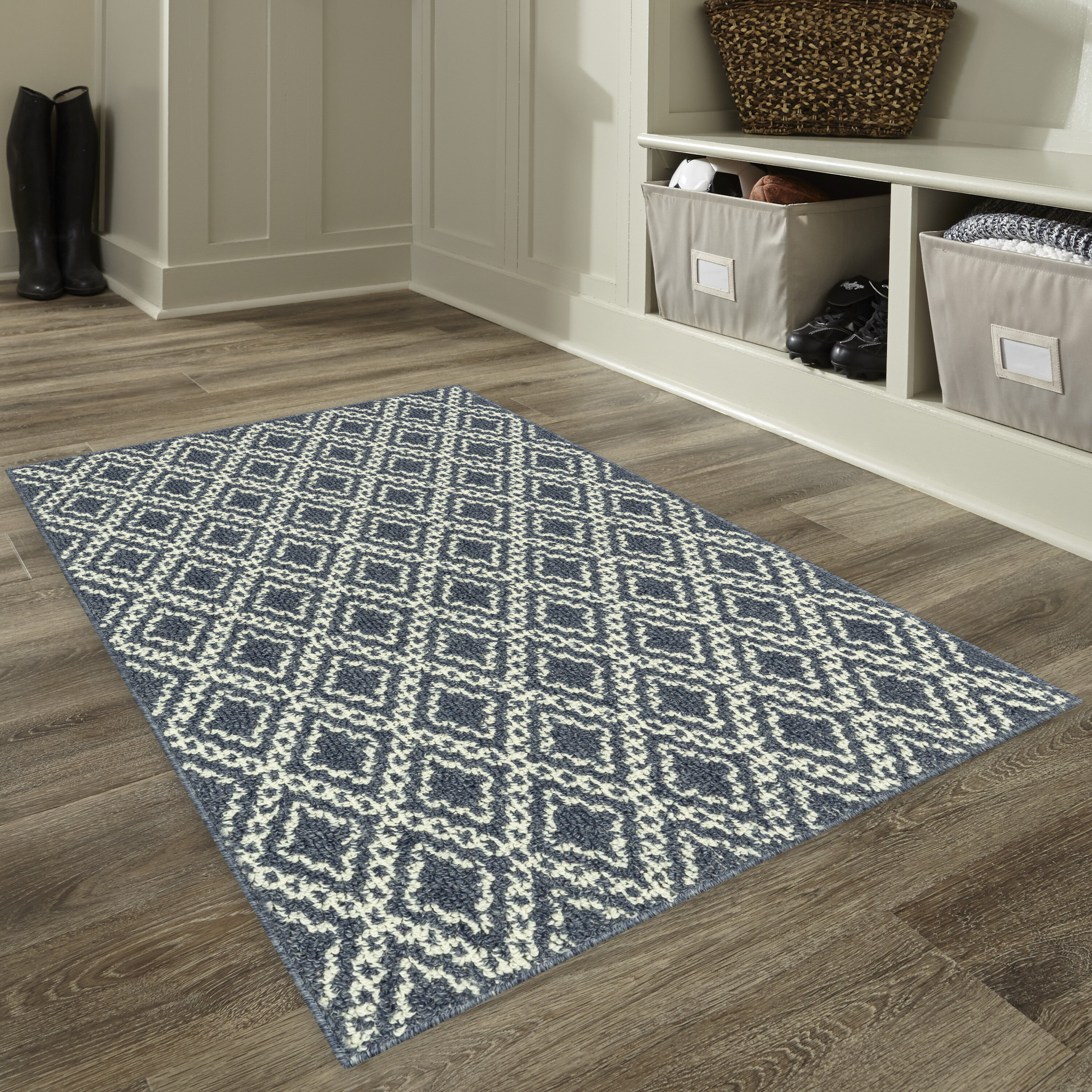  Parrot Rug 3x4 Area Rug White Flower Rugs for Entryway