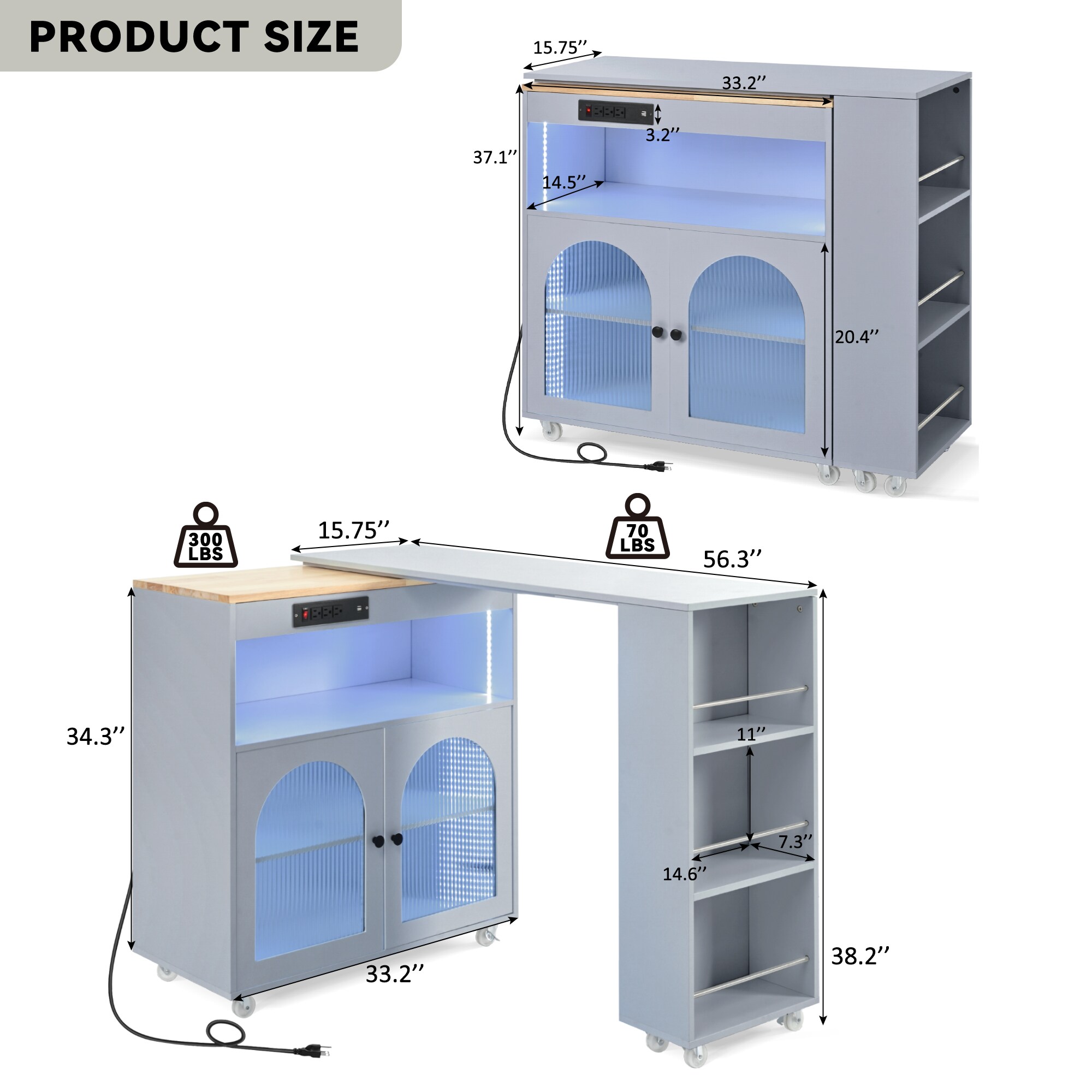 YOSIMFUR DJYC-WF316018AAG Kitchen-Furniture - View #6