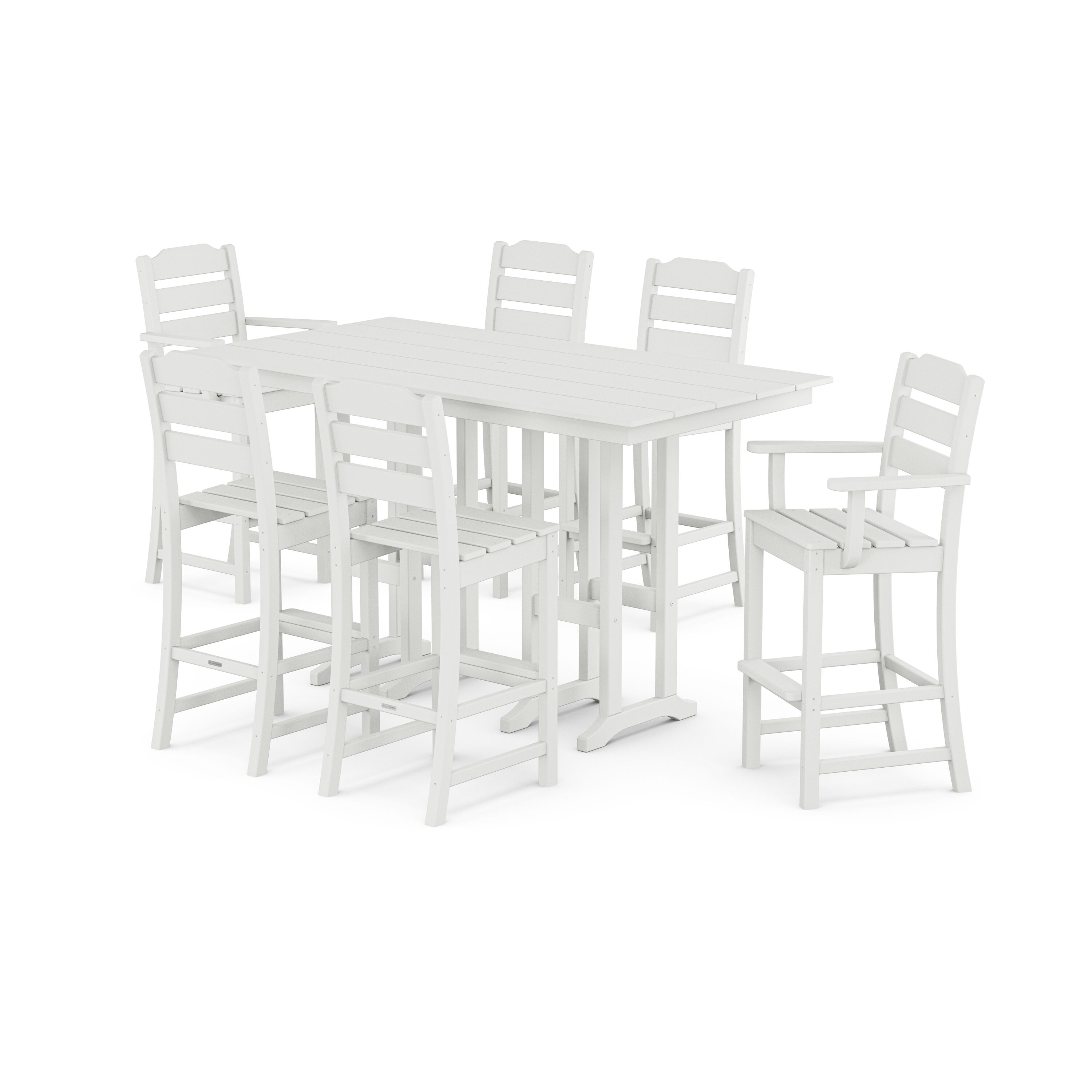 POLYWOOD PWS2540-1-WH Patio-Dining-Sets - View #2