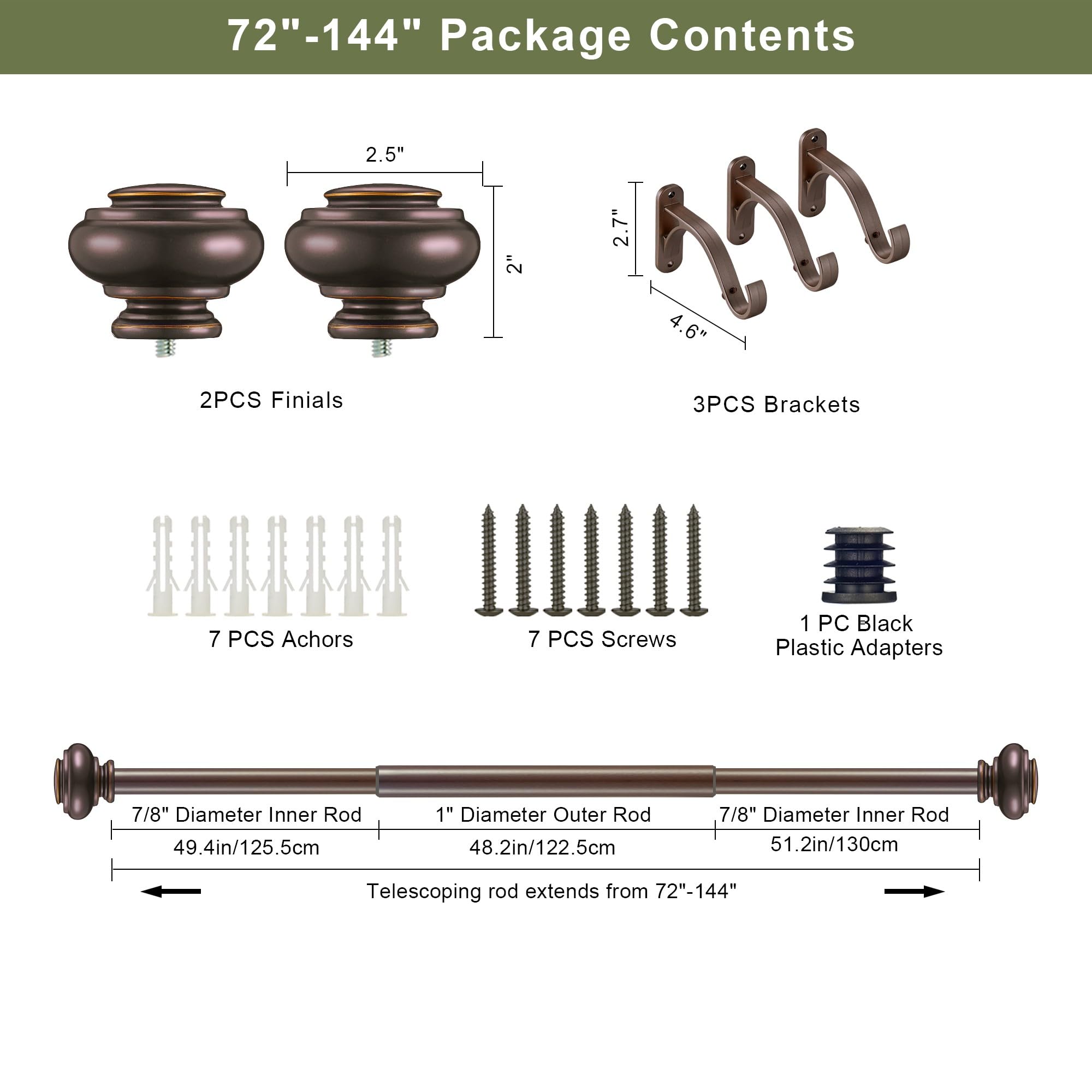LAIFUCAM LLA0812J003 Curtain-Rods - View #7
