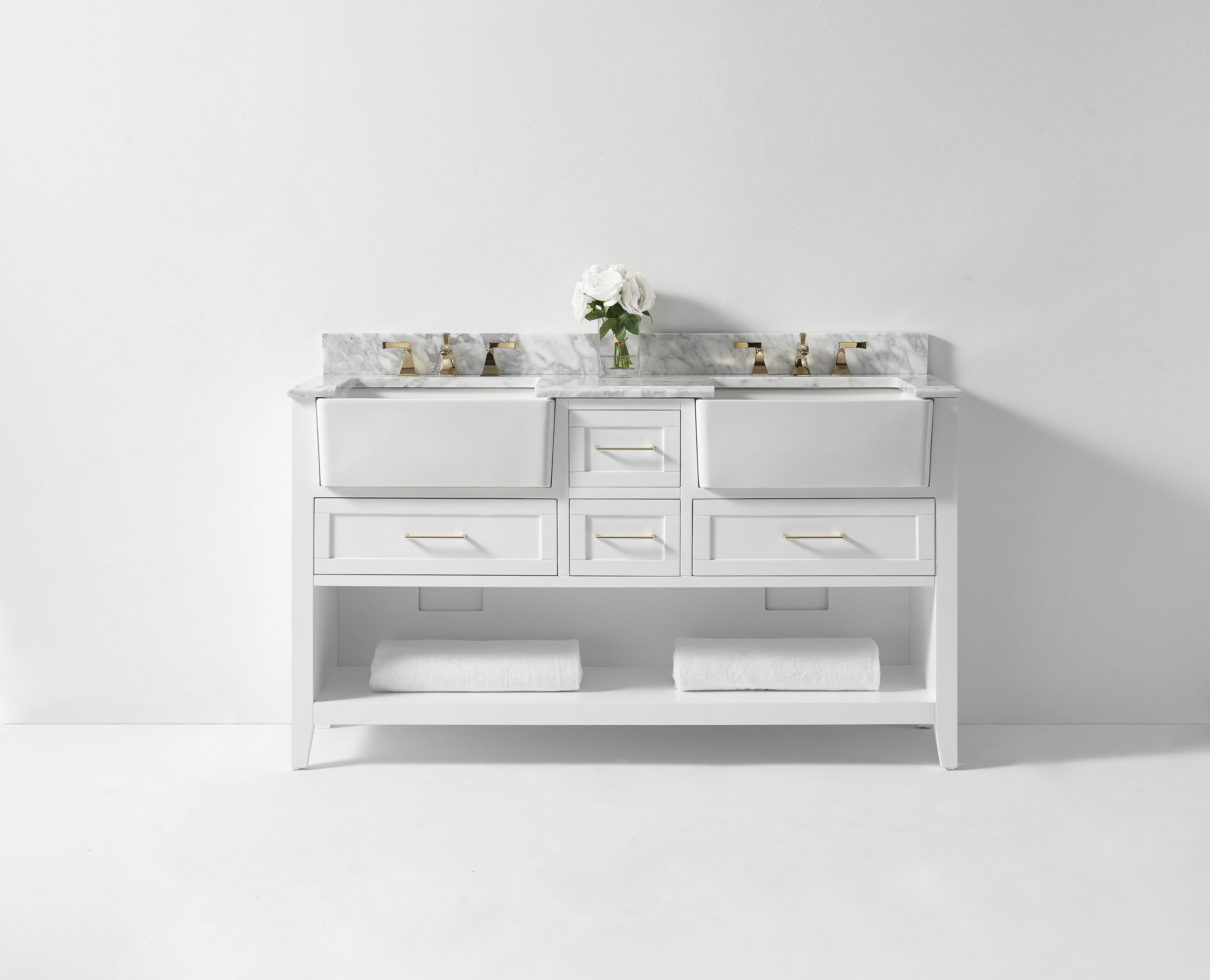 Ancerre Designs VTS-HAYLEY-60-W-CW Bath-Vanity-Combo - View #3