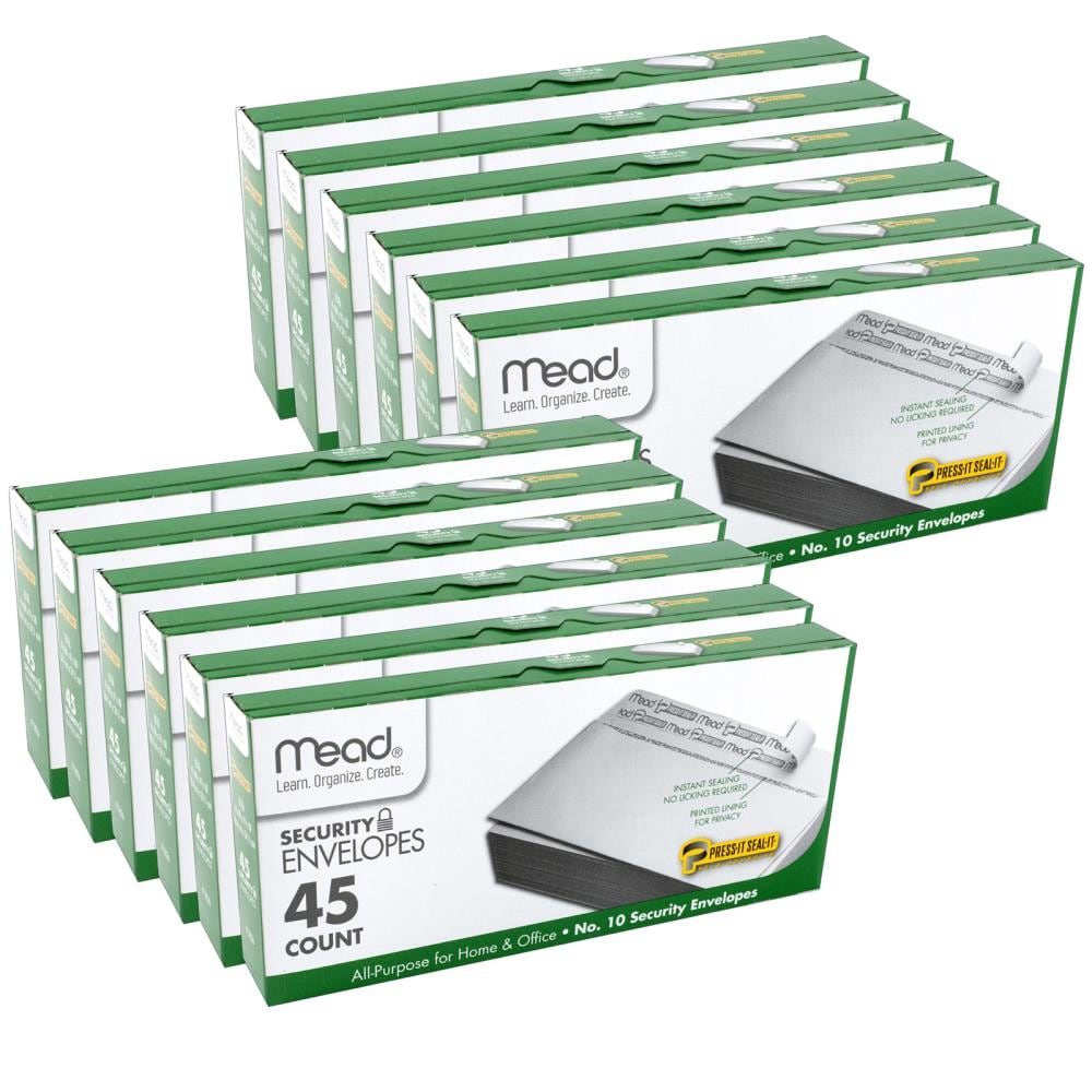 Mead Business Envelope Size #10-3 Packs of 50 = 150 Count 