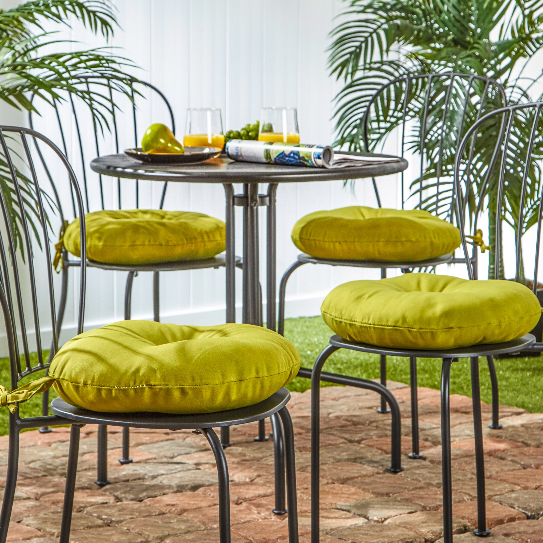 Greendale Home Fashions OC6816S4-KIWI Patio-Furniture-Cushions - View #3
