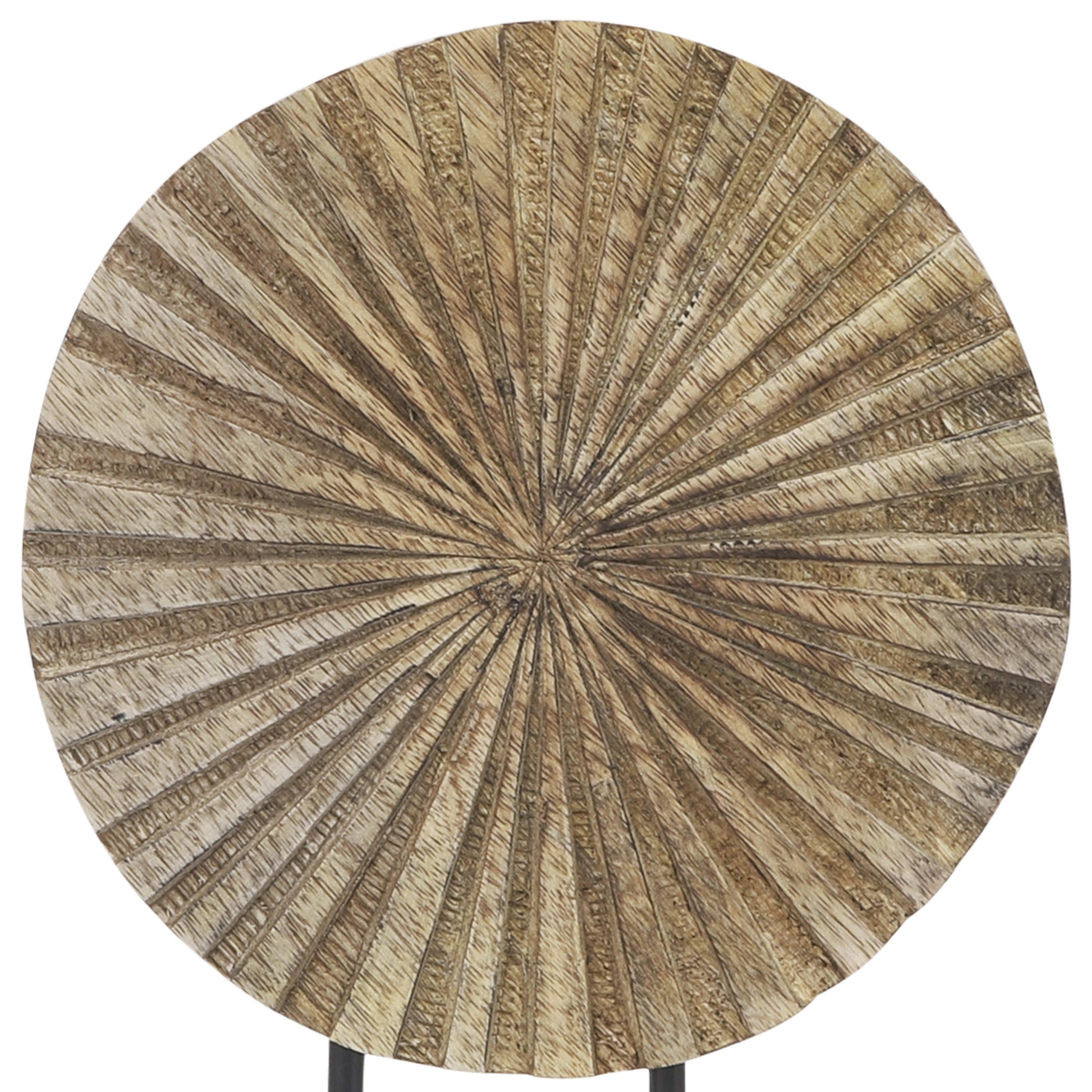 Sagebrook Home Wood, 12'h Pinwheel Deco, Natural in the Decorative ...