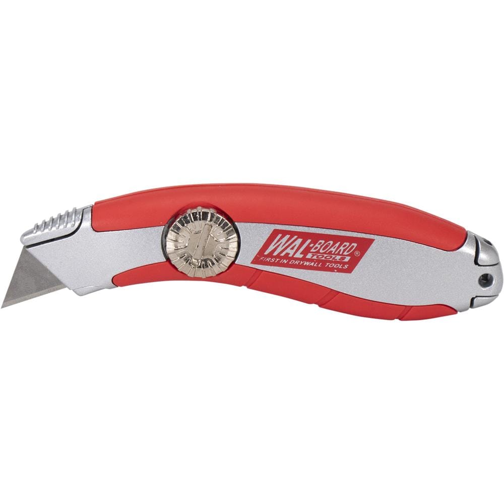 WAL-BOARD TOOLS 015-009-L Utility Knife 2.25-in 3 -Blade Utility Knife with On Tool Blade Storage