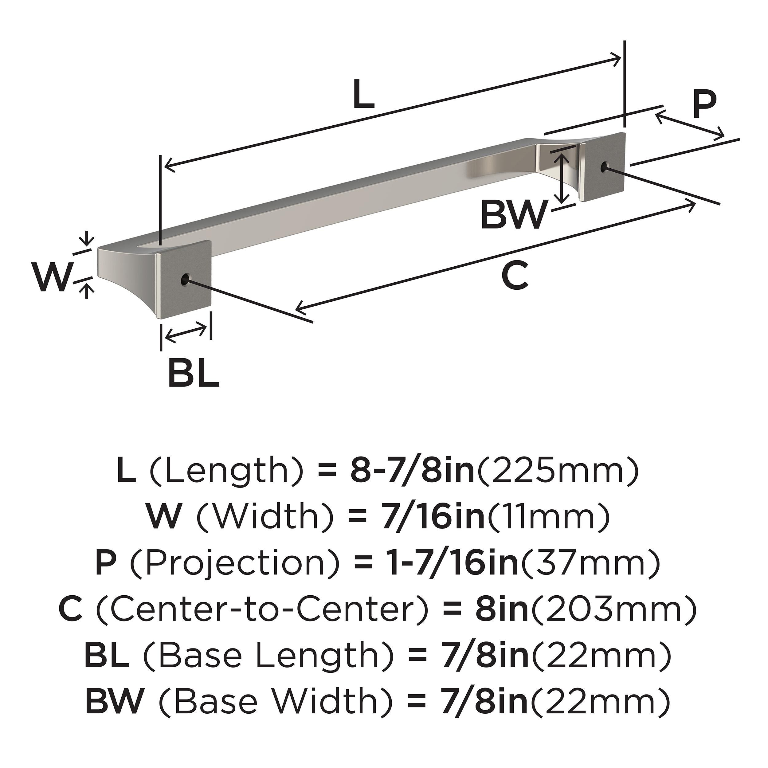 Amerock BP53535PN Cabinet-Pulls - View #5