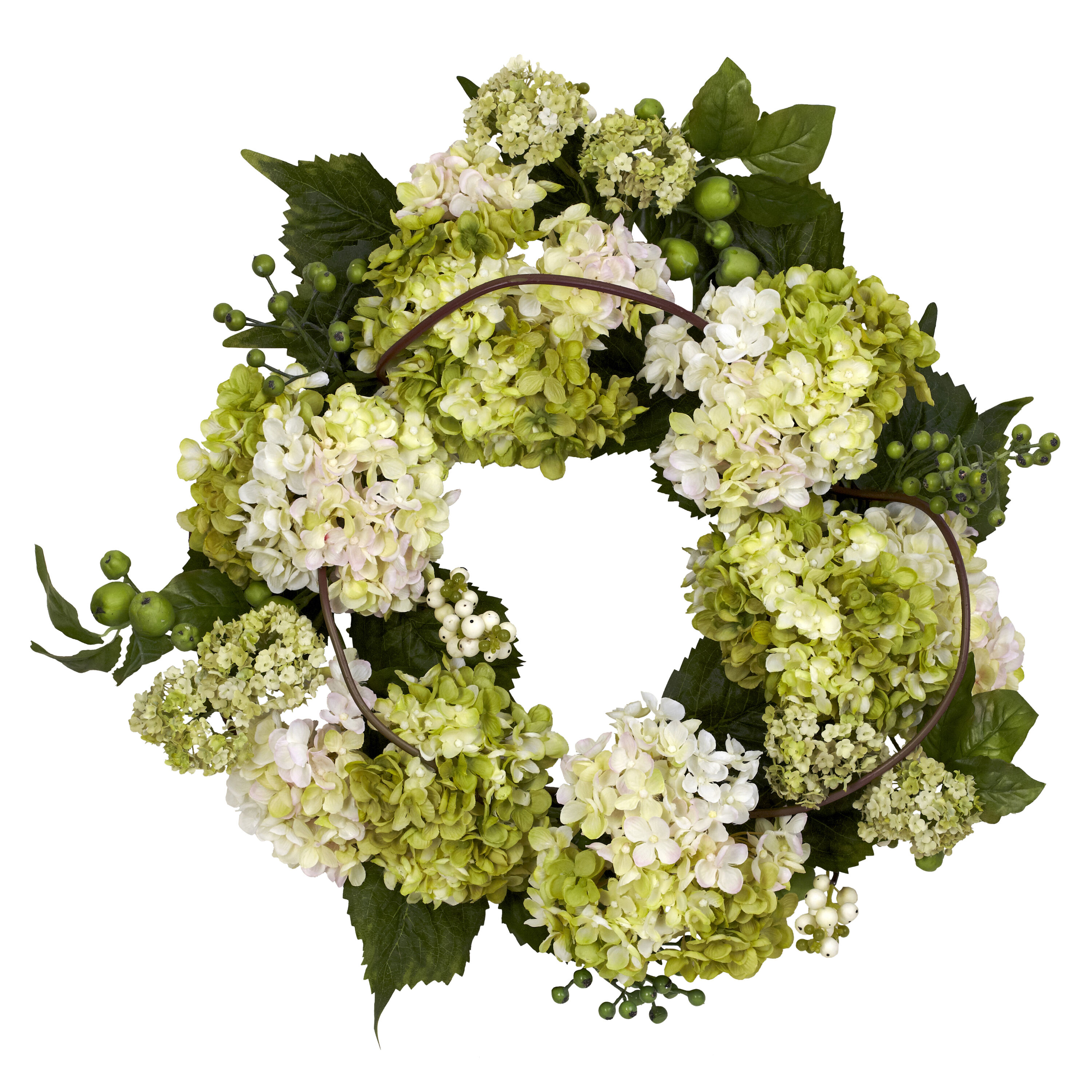  22-in Hydrangea Wreath