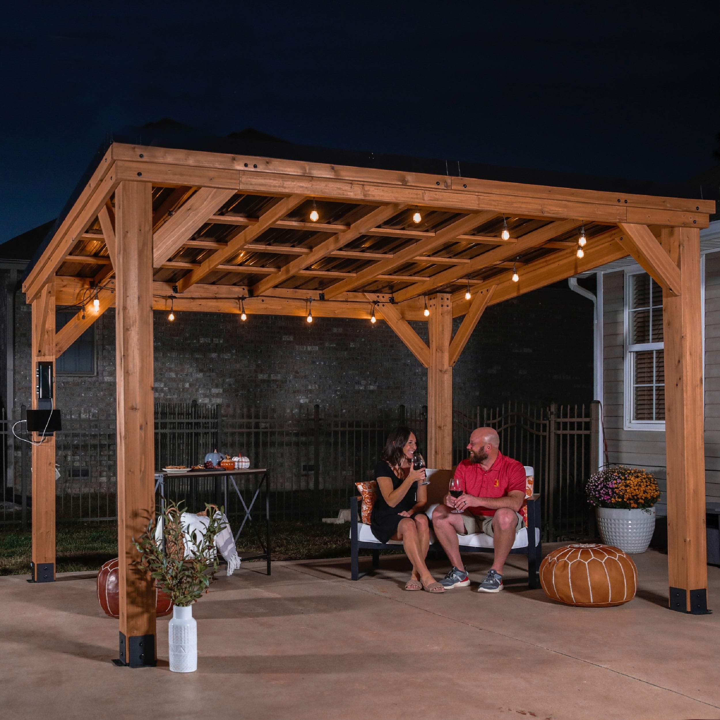 Backyard Discovery 2306073COM Wood-Resin-Gazebos - View #10