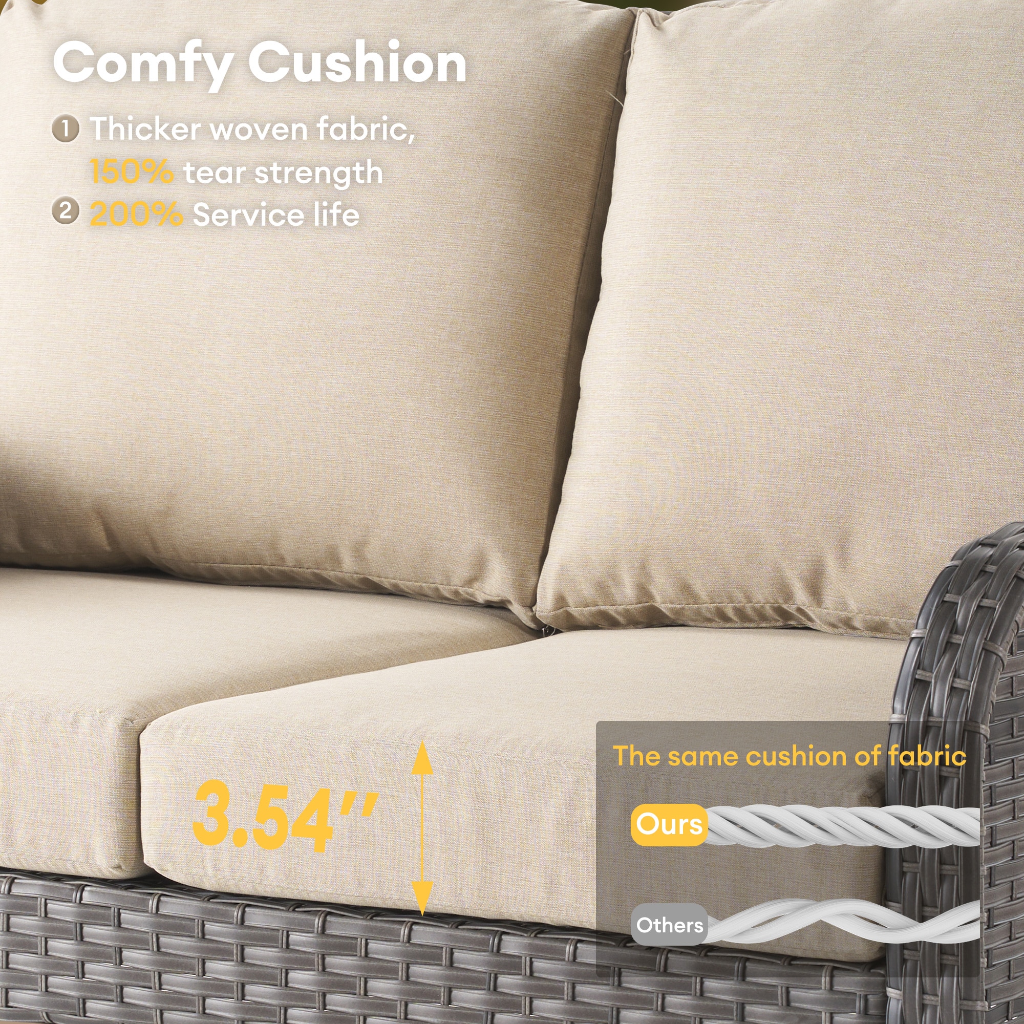 weaxty HMBGNDS604 Patio-Conversation-Sets - View #4