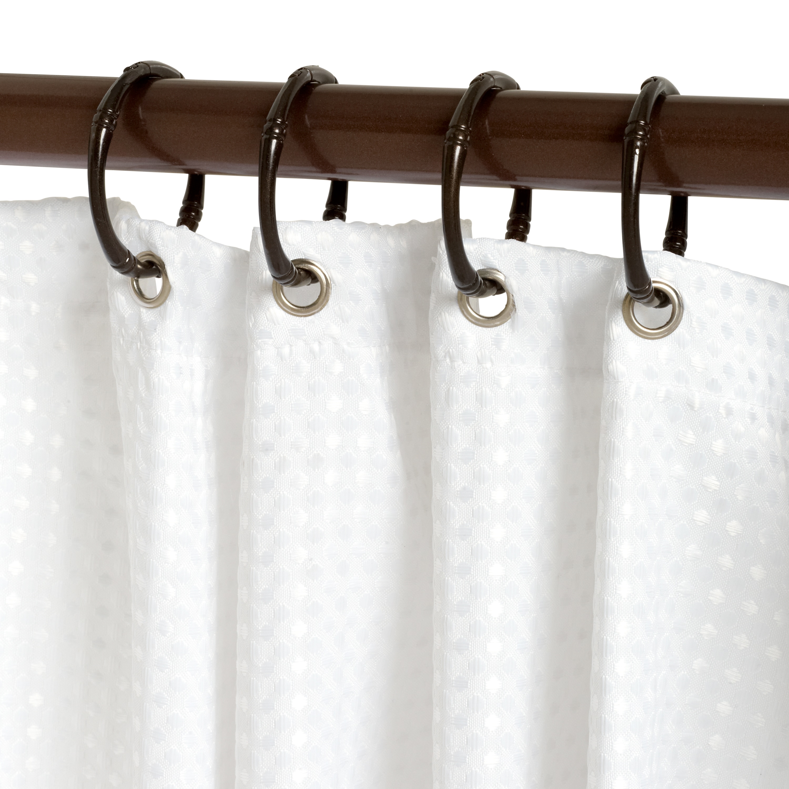 Buy Shower Curtain Hooks, Rust Proof Metal Polished Nickel Shower Curtain  Rings, Shower Curtain Hooks, Shower Rings, Shower Hooks, Rust-Resistant Shower  Curtain Rings, Set of 12 (Silver) Online at Lowest Price Ever