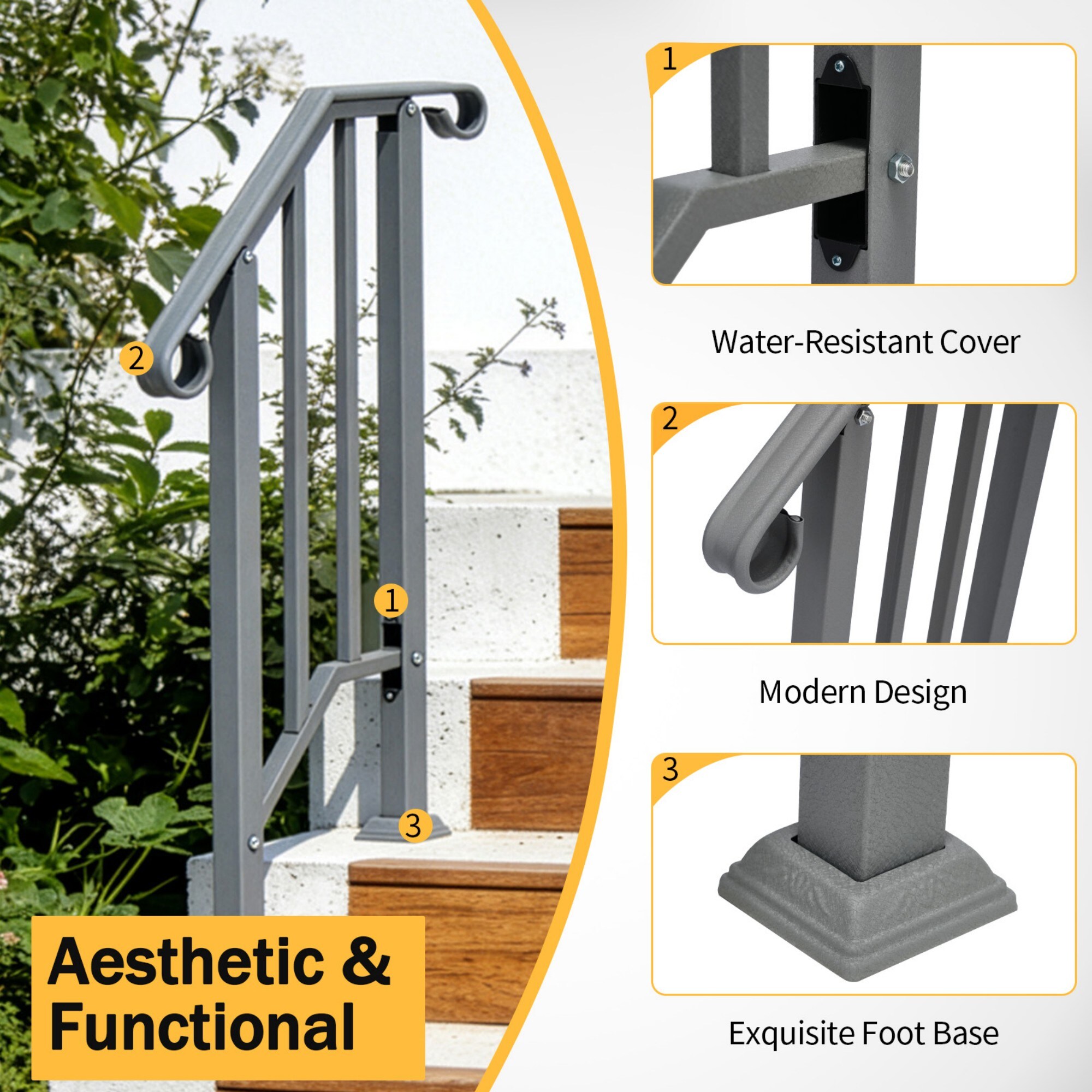 Wudkey L4-CD6F3U Interior-Stairpart-Railing - View #5
