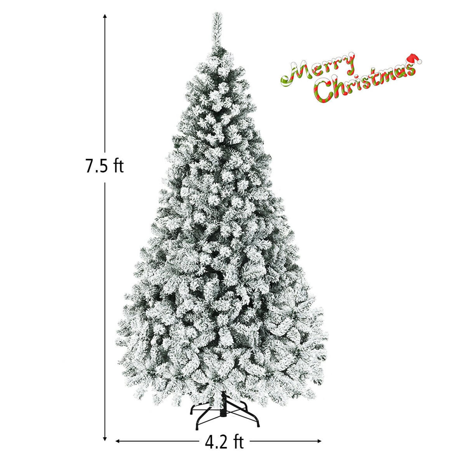 WELLFOR HYJ22729 Artificial-Christmas-Trees - View #7