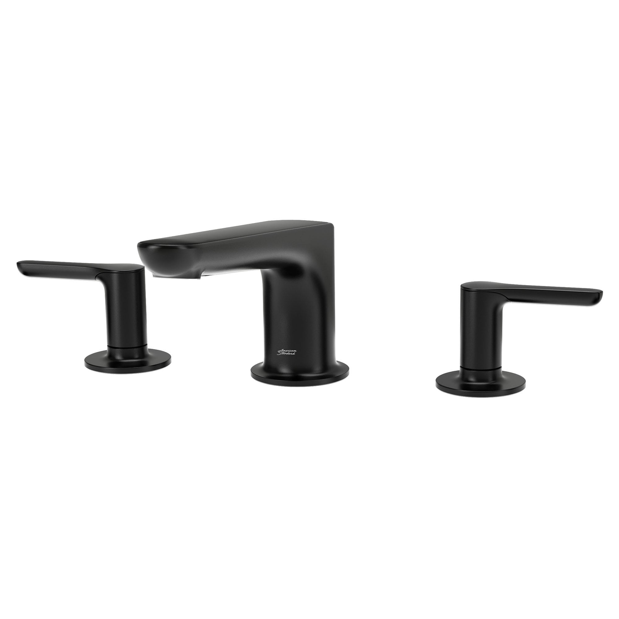 Matte Black Modern Roman Tub Faucet Set