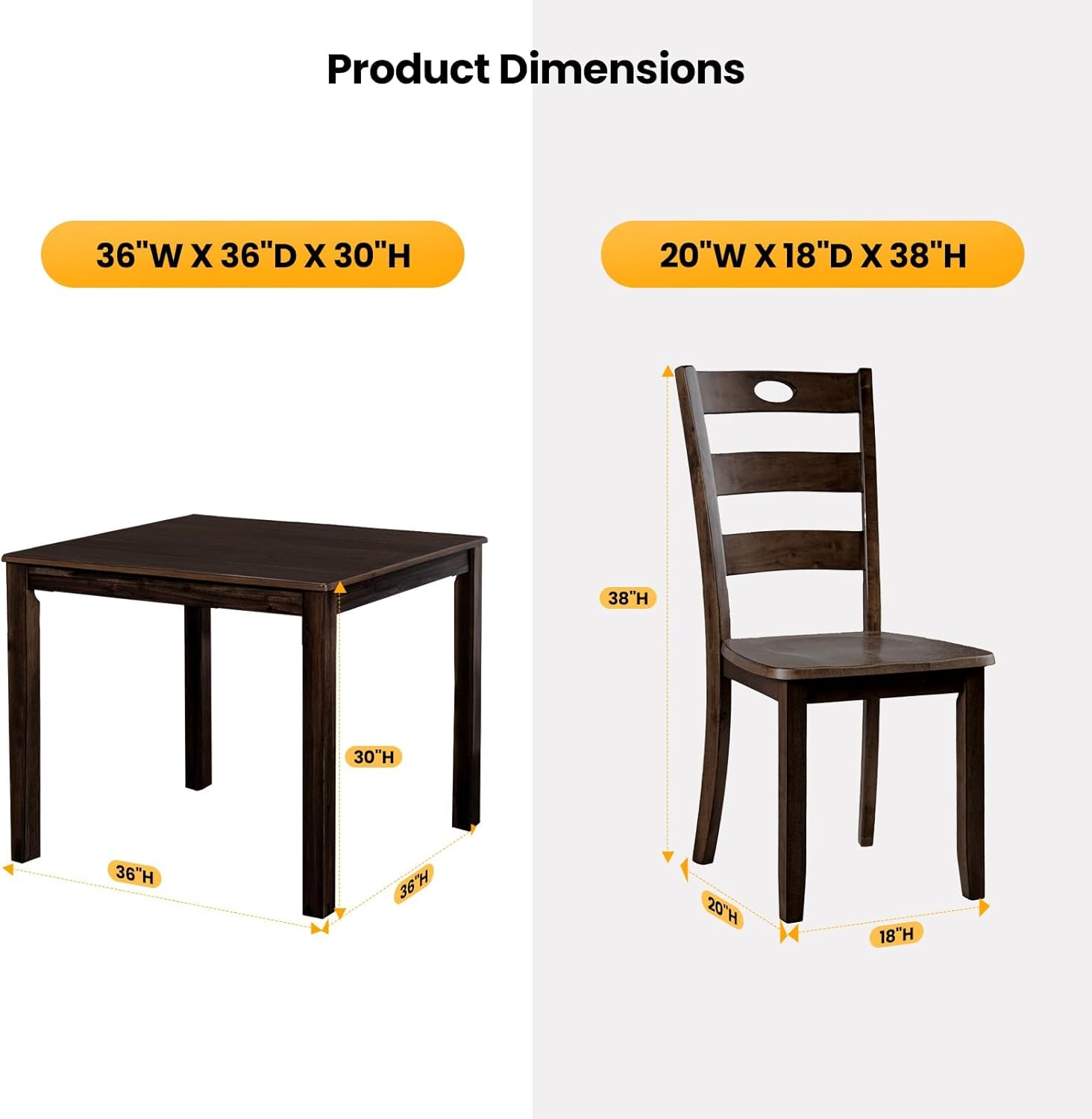 Tinyhomie LW-JA-1P381487B274 Dining-Sets - View #2