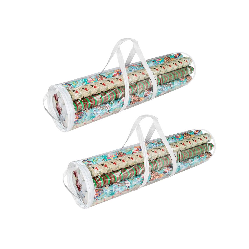 Hastings Home 791816XLA Wrapping Paper Storage Box Holds 20 Rolls of 3