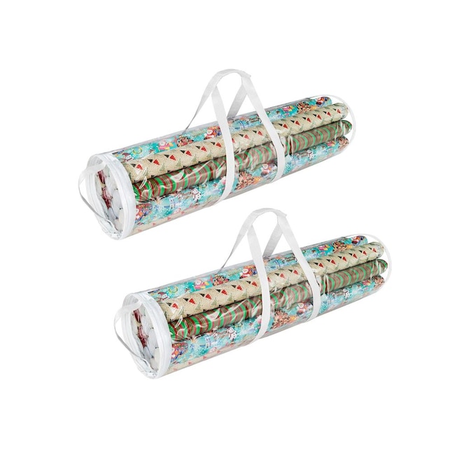 Simplify 8.66-in-in x 0.1-in-in 10-Roll Clear Wrapping Paper
