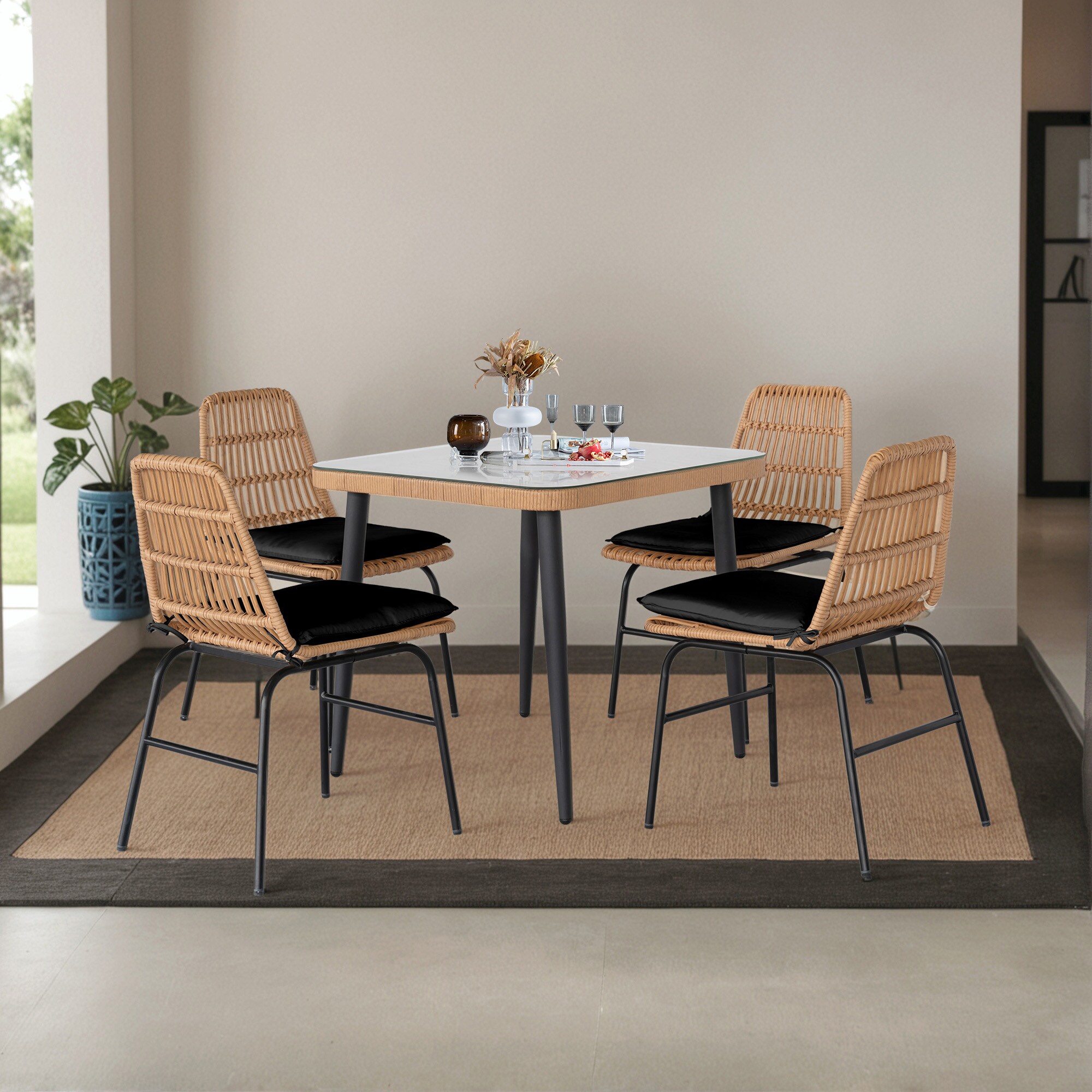 Grearden ZHNF144-BK Patio-Dining-Sets - View #3