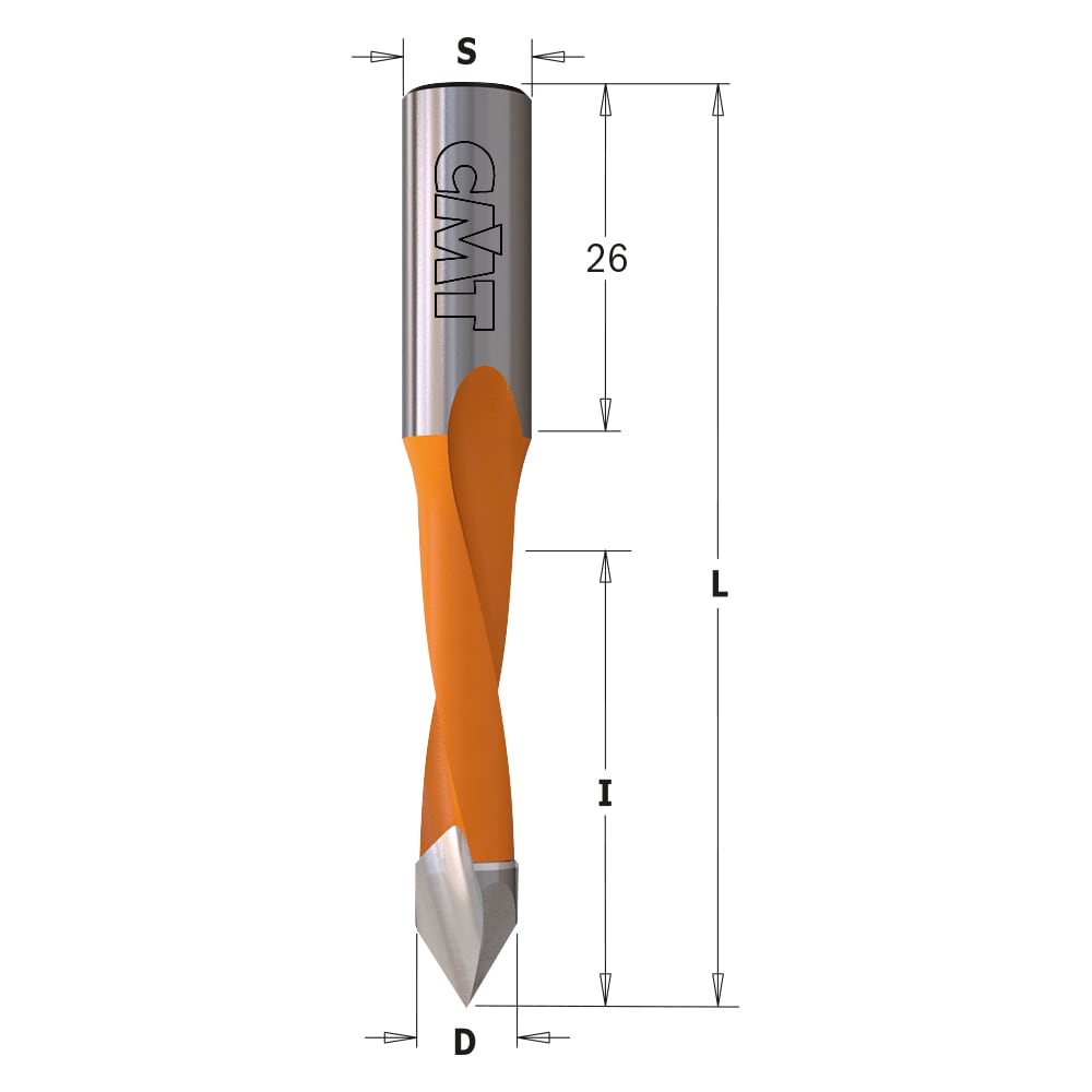 CMT 314.050.12 Woodboring-Drill-Bits - View #2