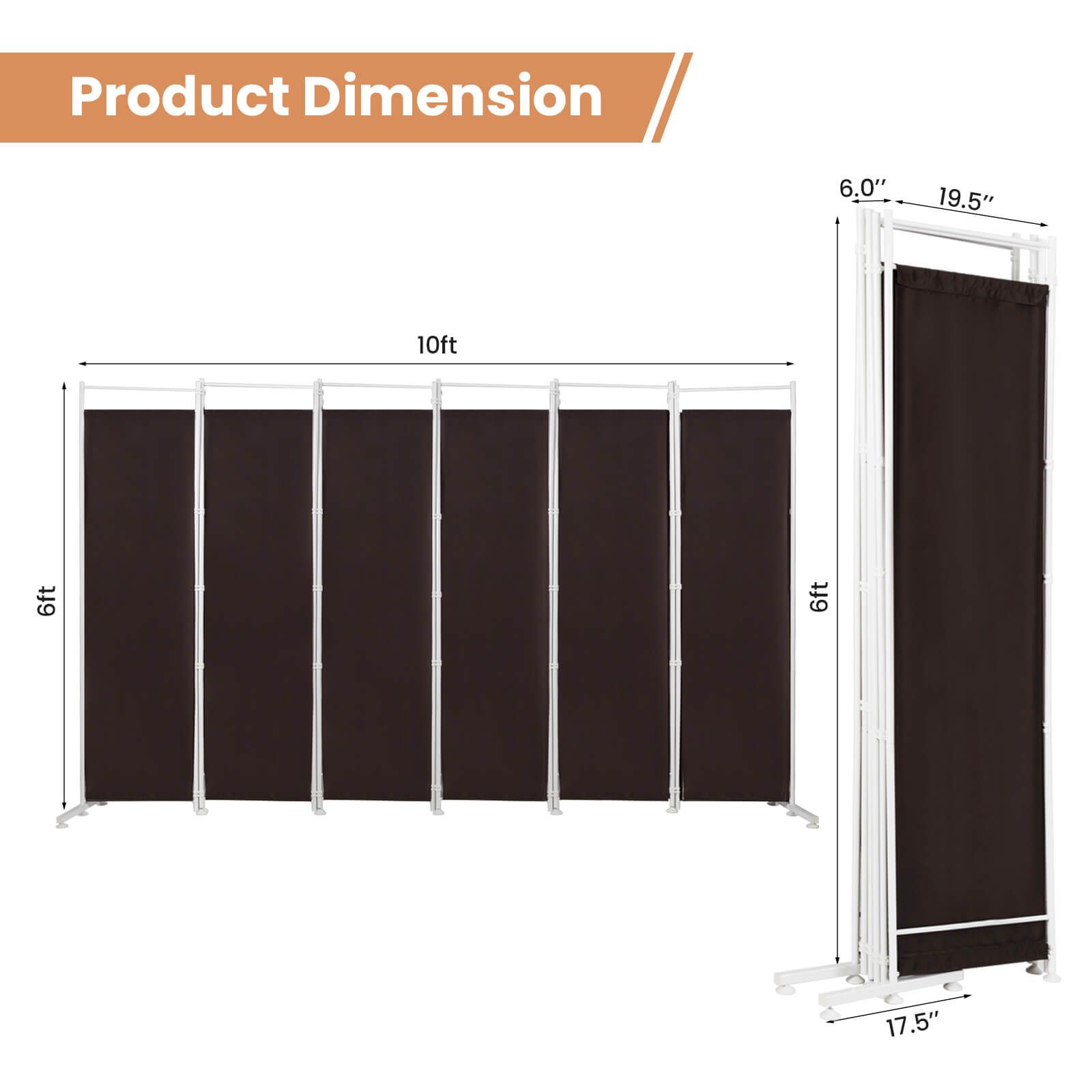 Slickblue D-CO-FC57756WH Indoor-Privacy-Screens - View #3