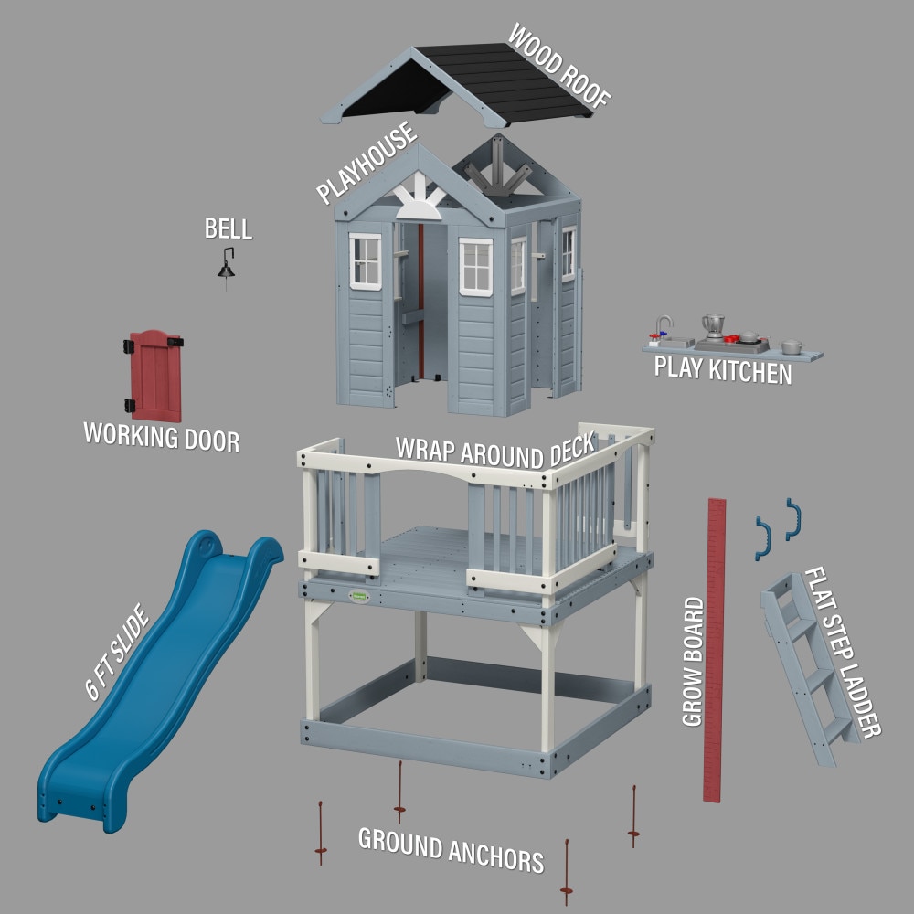 Backyard Discovery 2102323COM playhouses - View #14