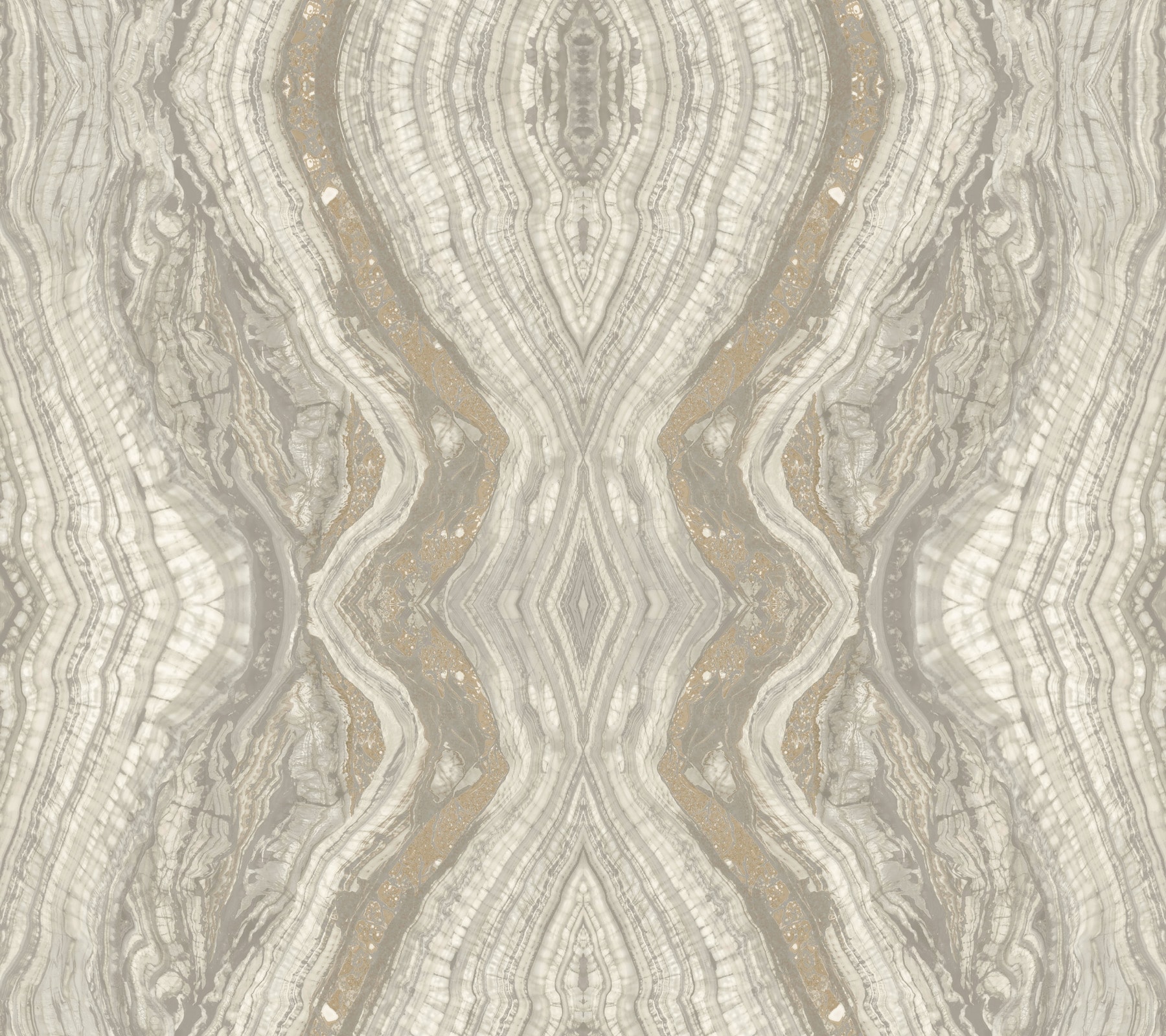York Wallcoverings OG0558 Antonina Vella Elegant Earth 60.8-Sq. Feet Gray Paper Abstract Unpasted Wallpaper