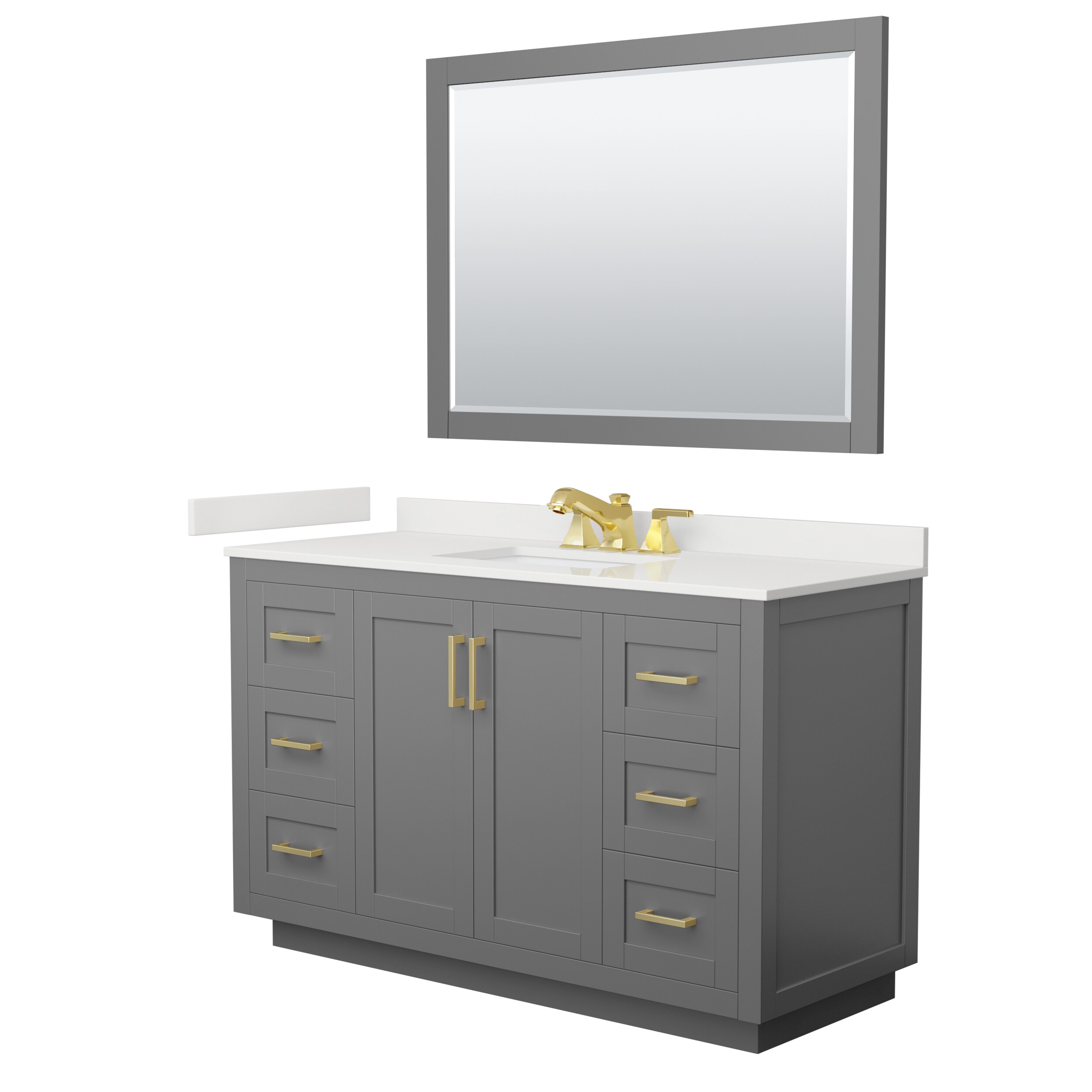 Wyndham Collection WCF292954SGGWQUS3M46 Bath-Vanity-Combo - View #2