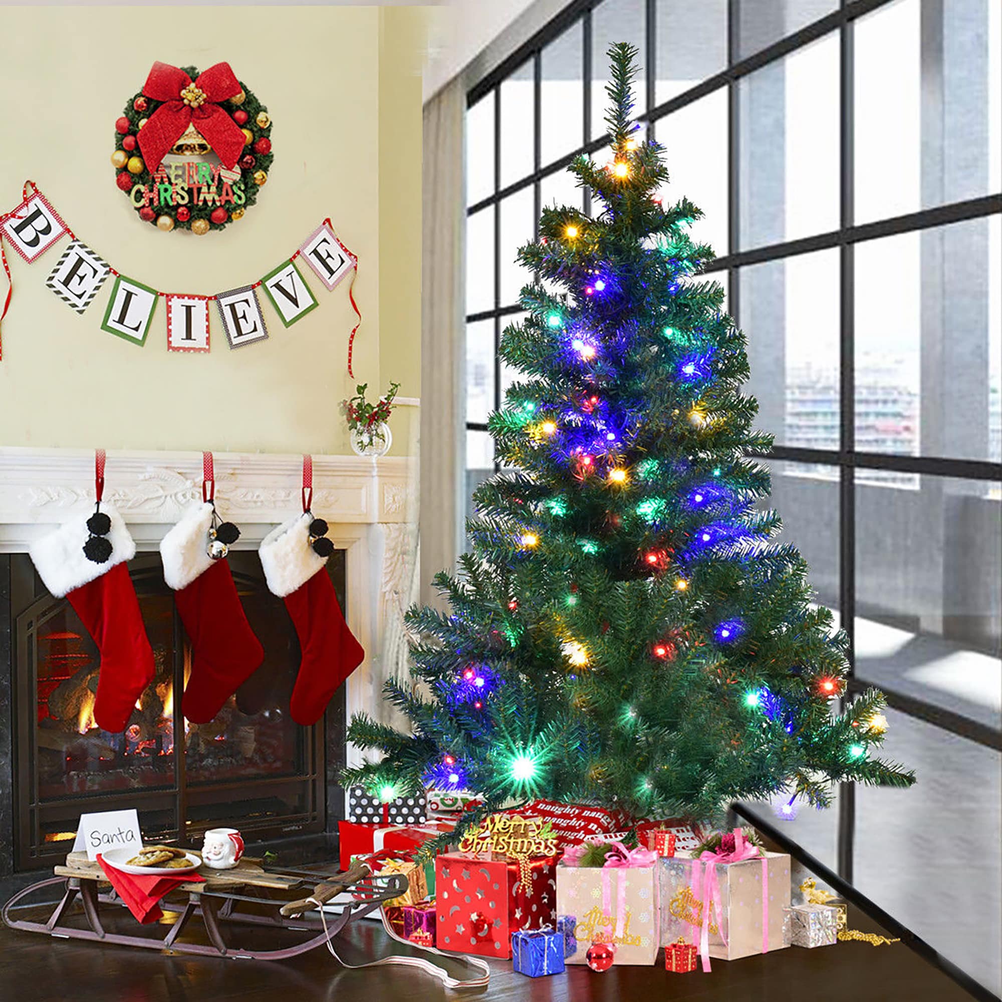 Forclover ALHY-681CM Artificial-Christmas-Trees - View #2