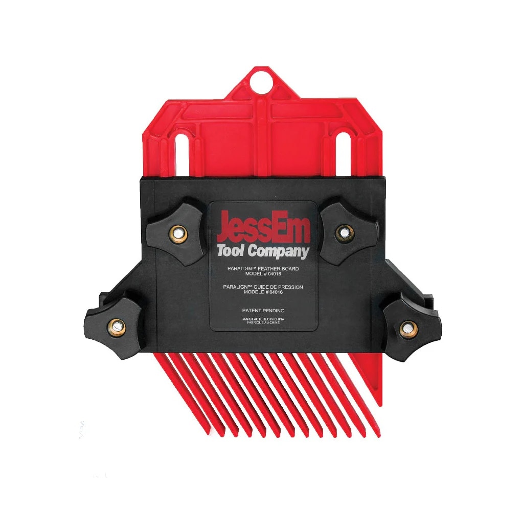 JessEm 04015 4015 Feather Board Single - Adjustable Woodworking Safety Tool for Table Saws - Router Tables and Band Saws - Holds Workpiece Firmly for Precise Controlled Cuts - Durable Construction for Workshop Use