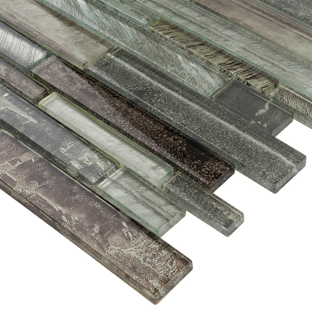 Elida Ceramica Shimmering Lights 12-in x 12-in Glossy Glass