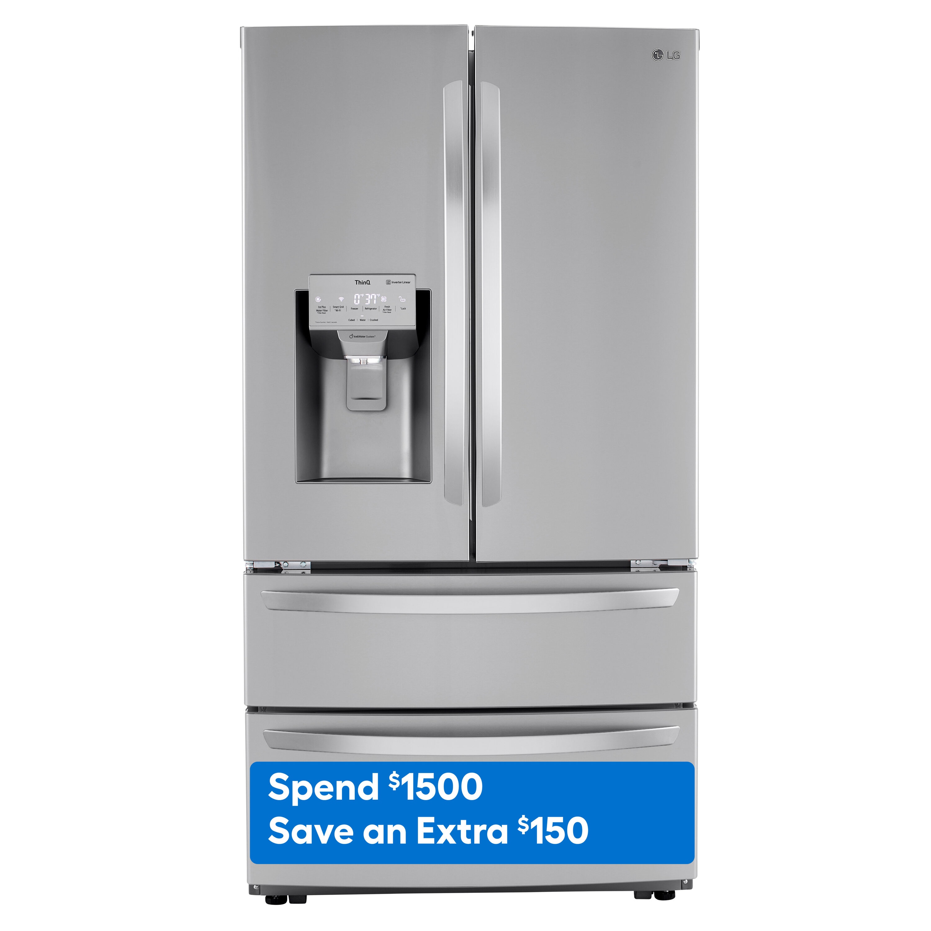 LG Standard-Depth French Door Refrigerators at Lowes.com