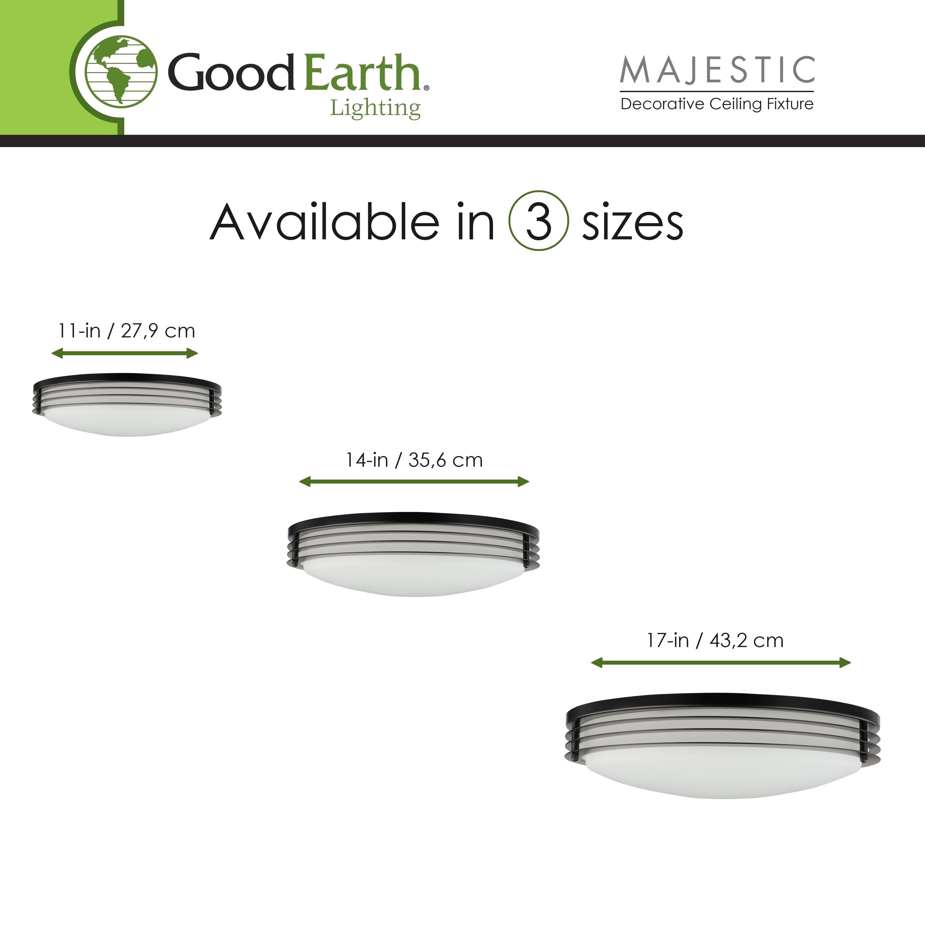 Good Earth Lighting FL1242-BK2-11LF1-G flushmounts - View #10