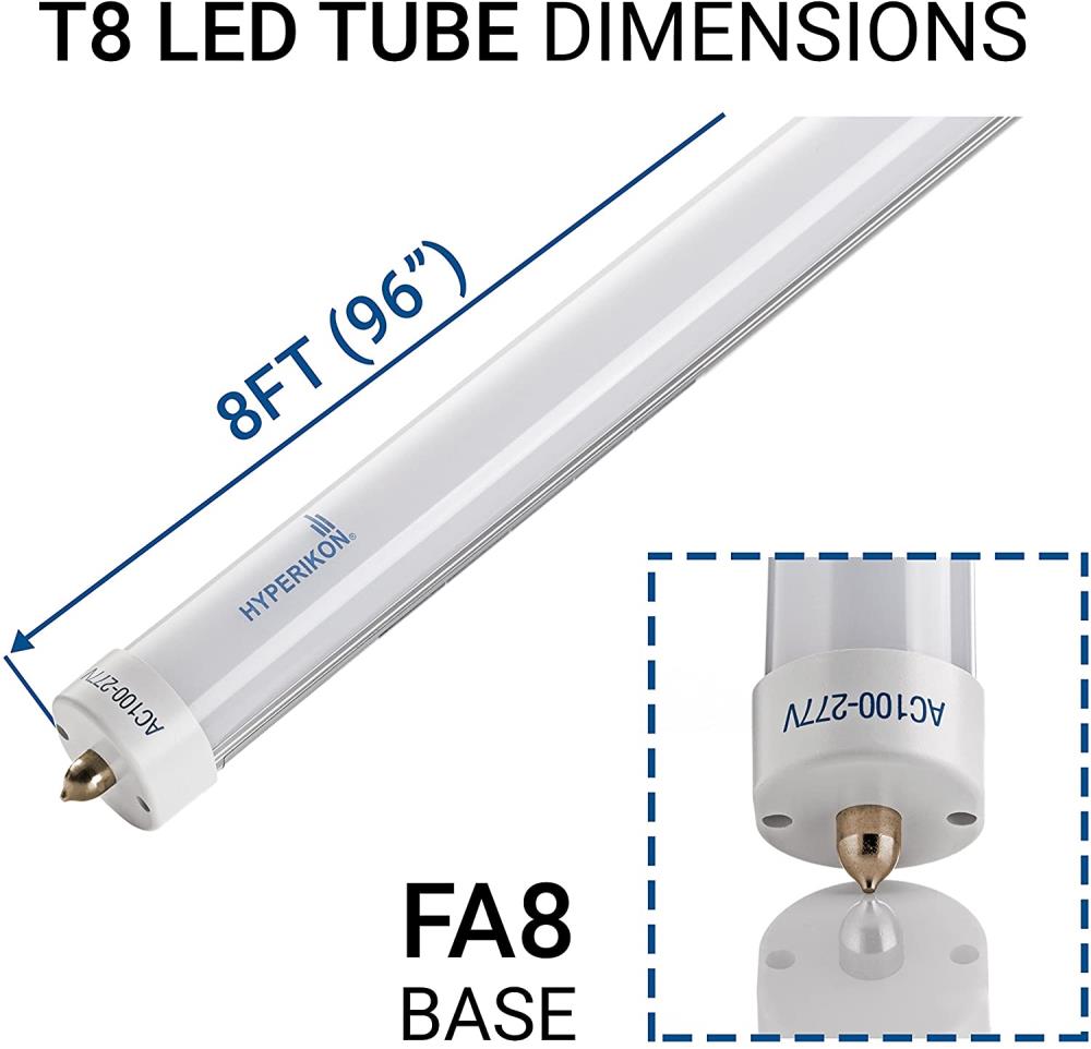 hyperikon 8ft led tubes